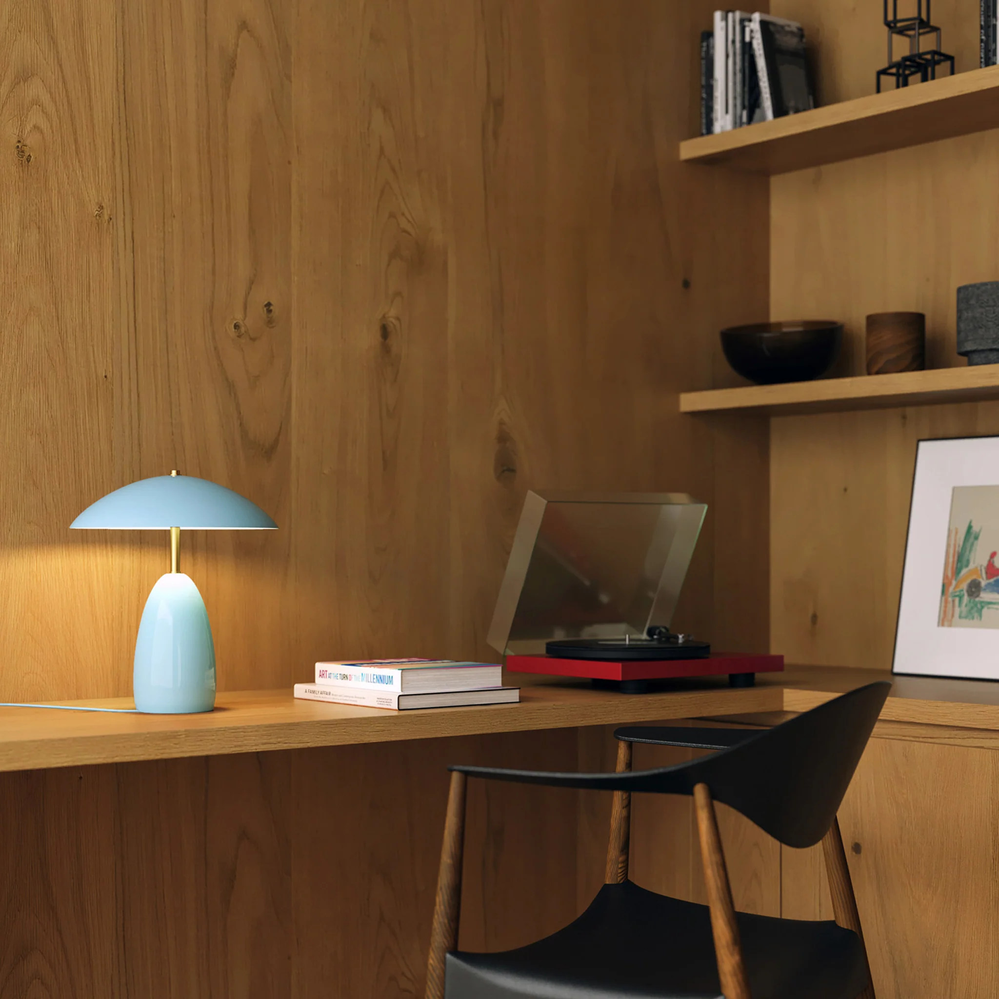 Cavira Metal Dome Tablelamp - Image 9
