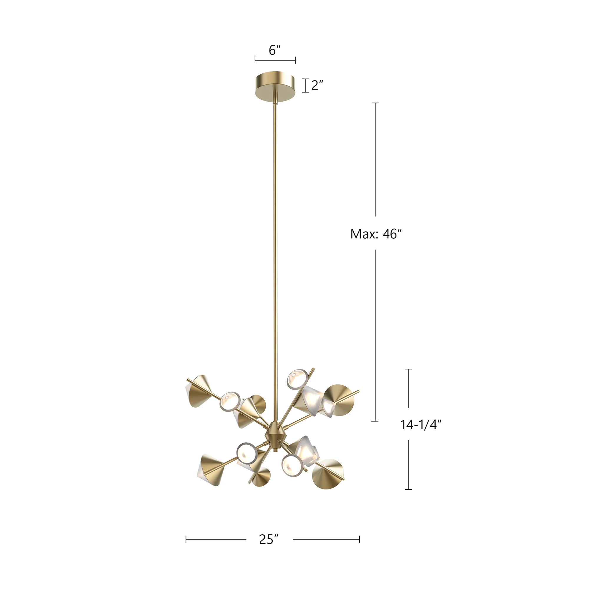 Celestyn Asteria LED Chandelier - Image 5