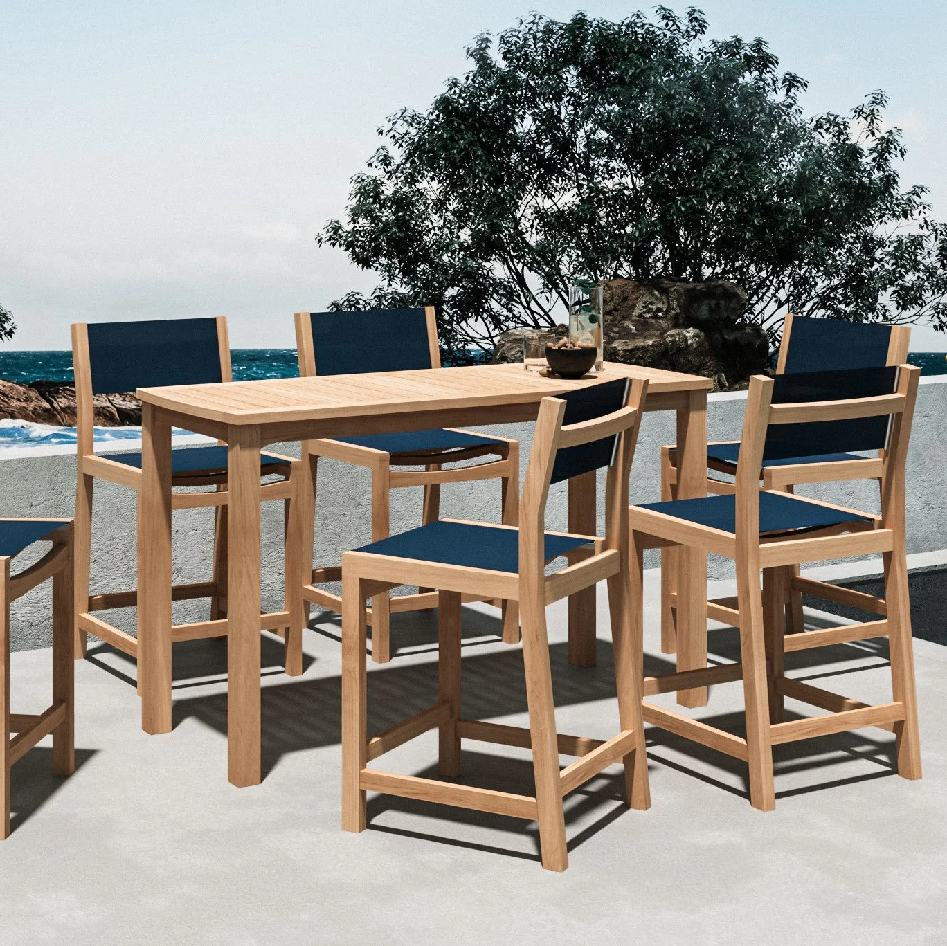 Celleno Teak Counter Table