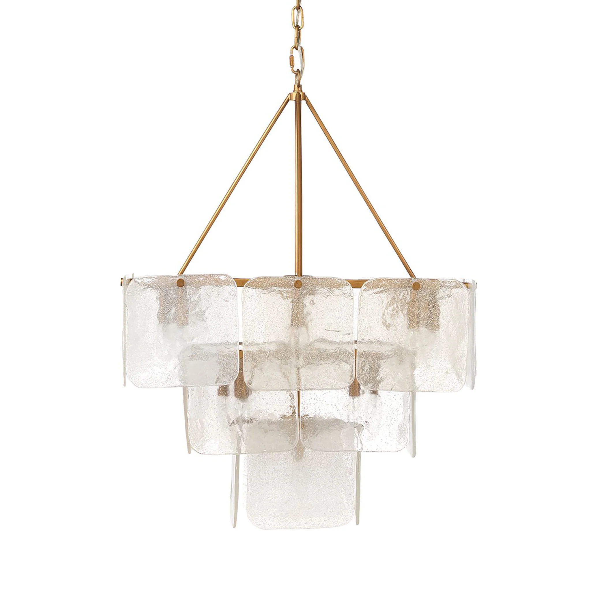 Champagne 3-Tier Chandelier