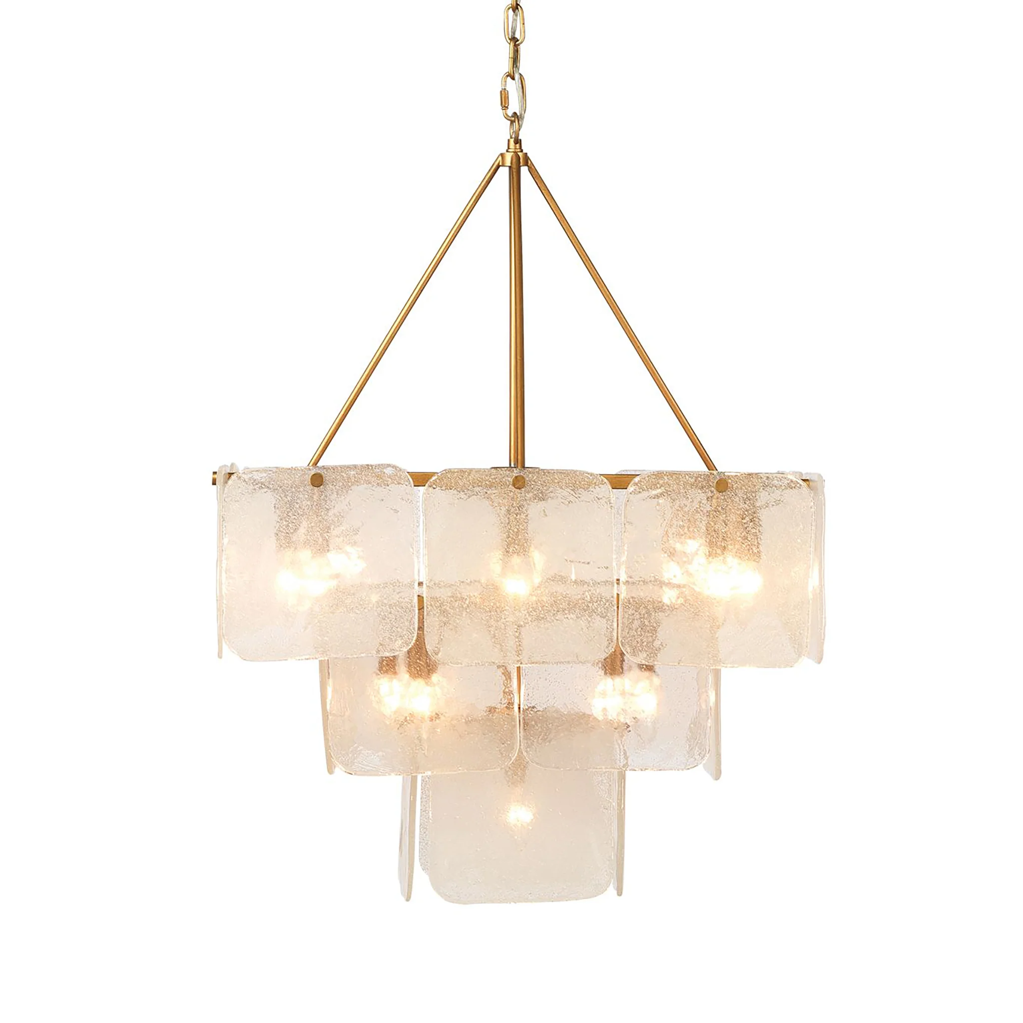 Champagne 3-Tier Chandelier - Image 2
