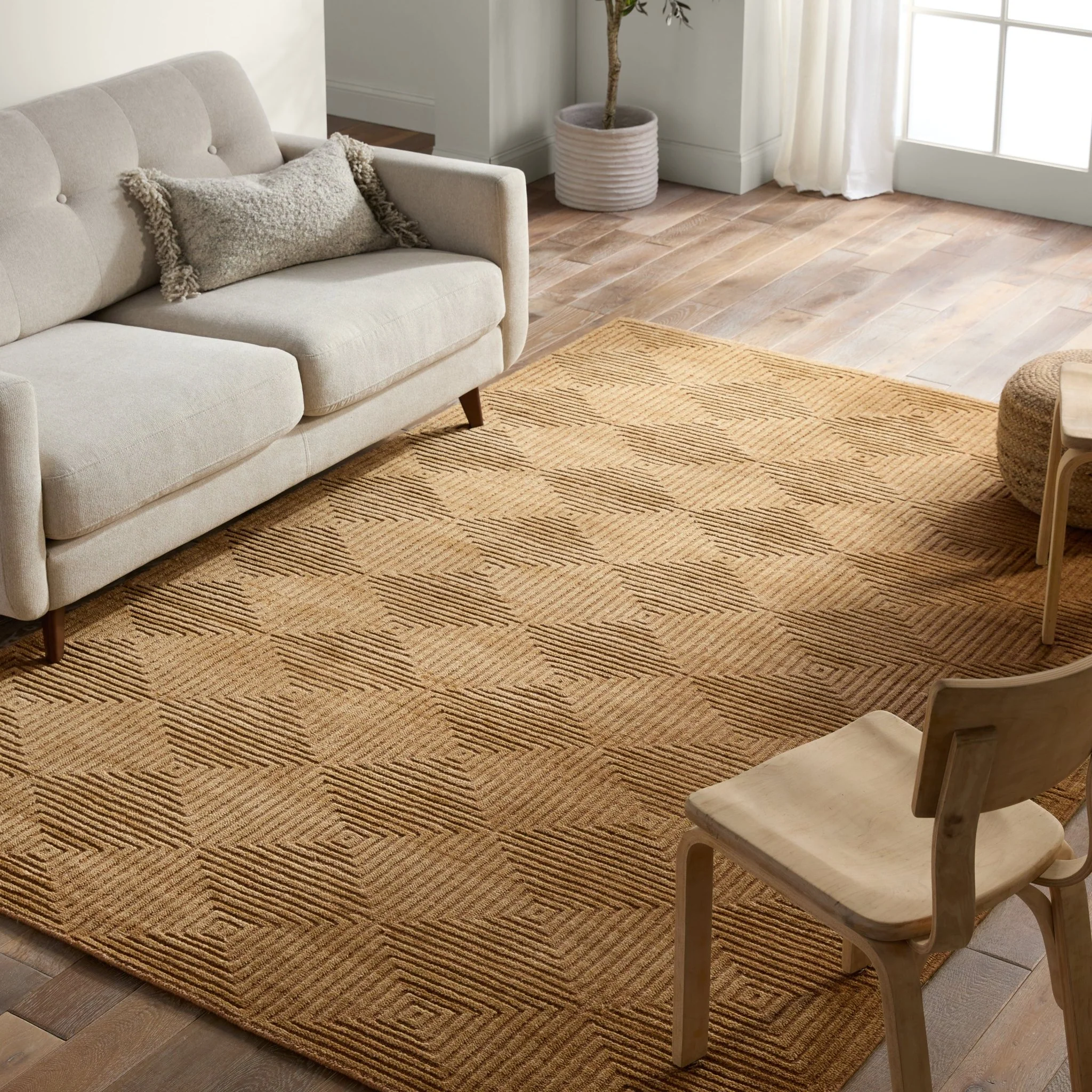 Chandra Wool Geometric Rug - Image 14