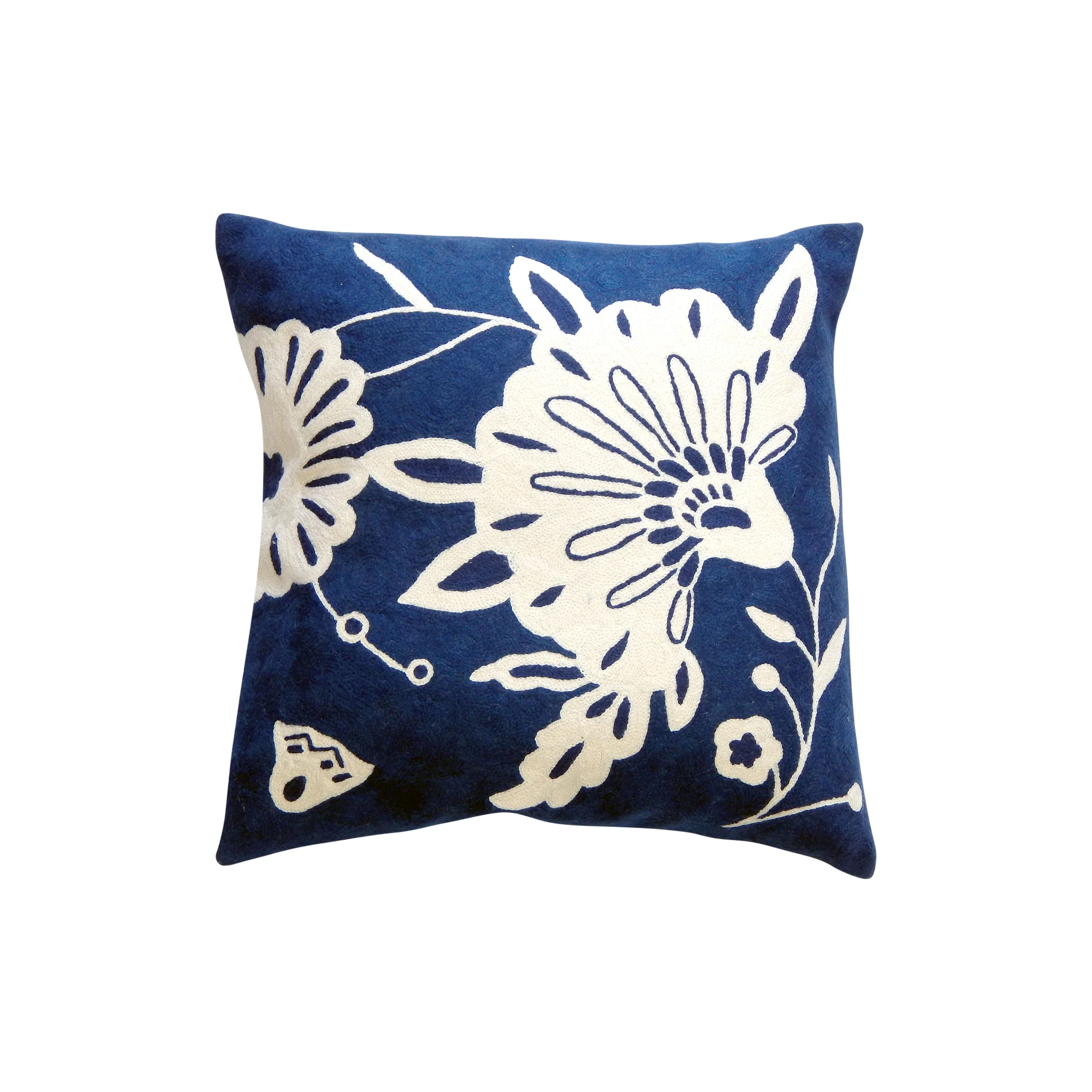 Chatton Square Floral Pillow