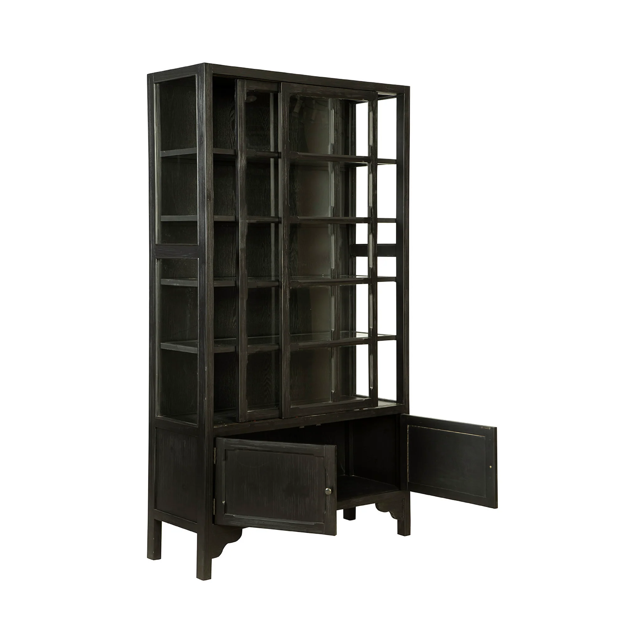 Chifeng Black Wood Cabinet - Image 3