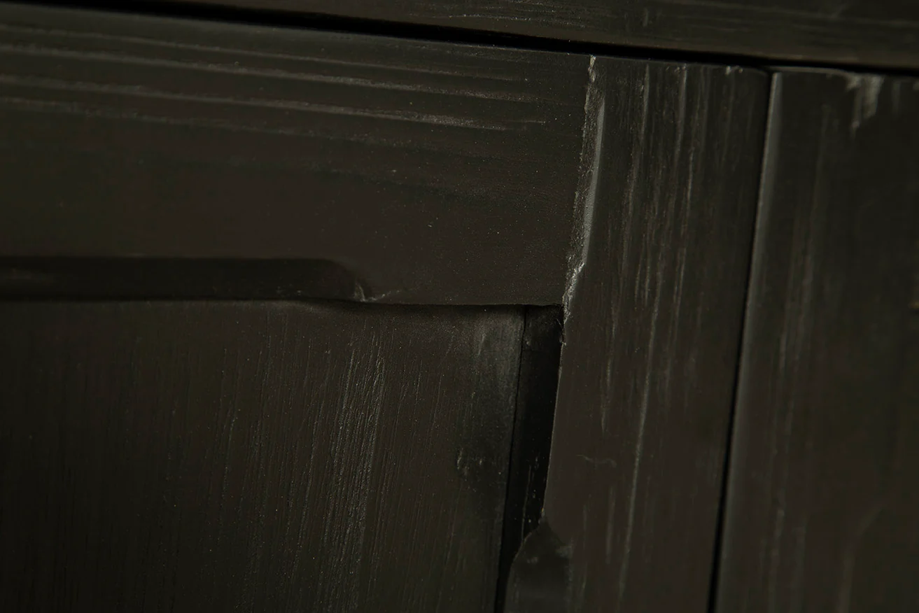 Chifeng Black Wood Cabinet - Image 9