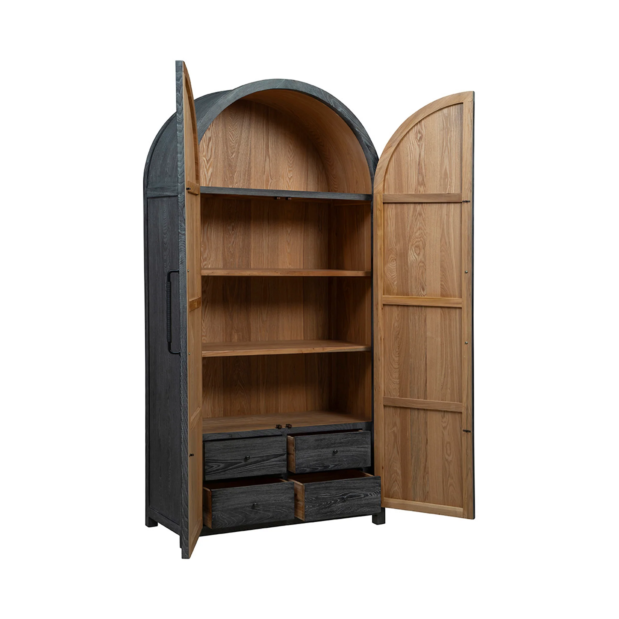 Columba Rattan Arched Cabinet - Image 3