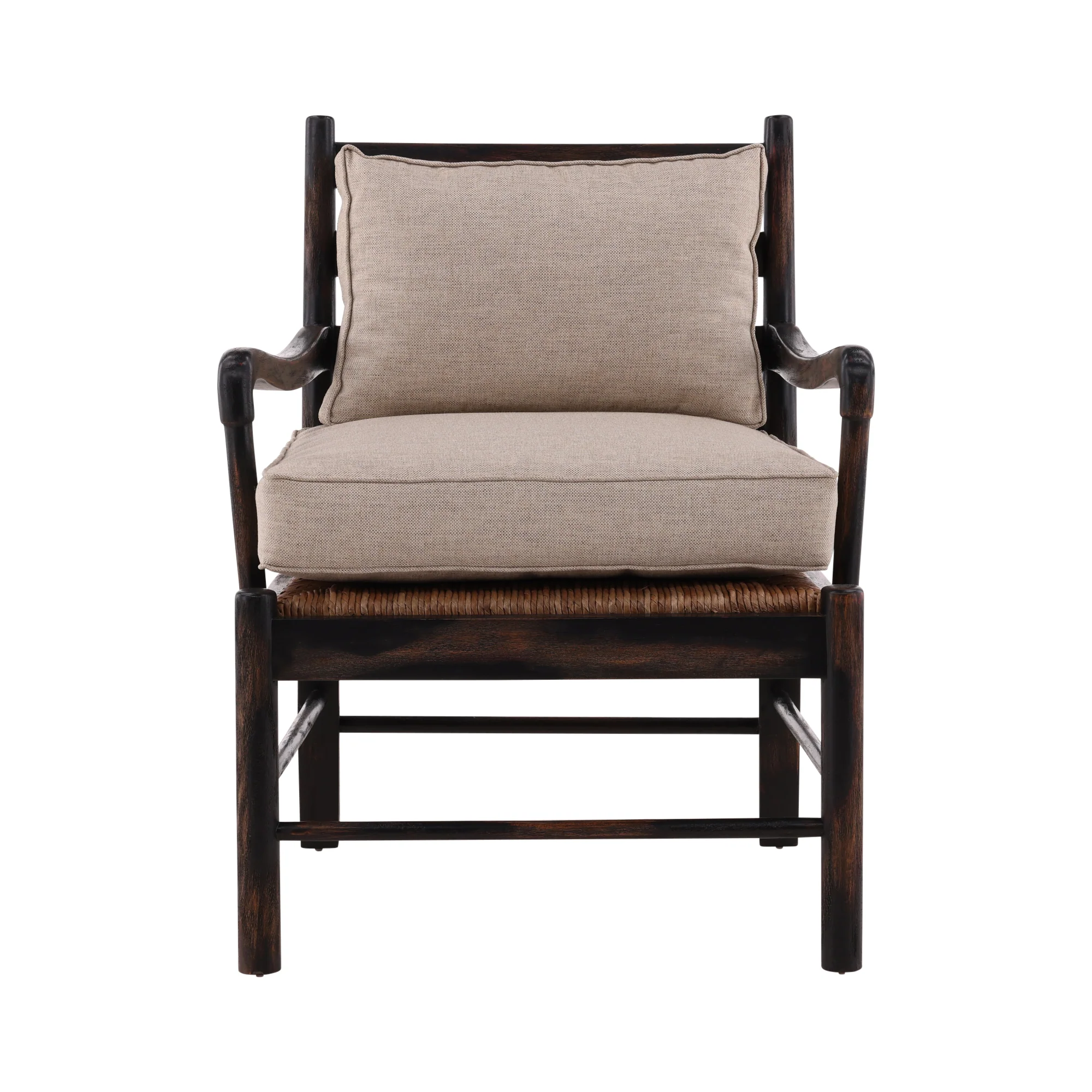 Corvane Cane Wood Lounge Chair - Image 2
