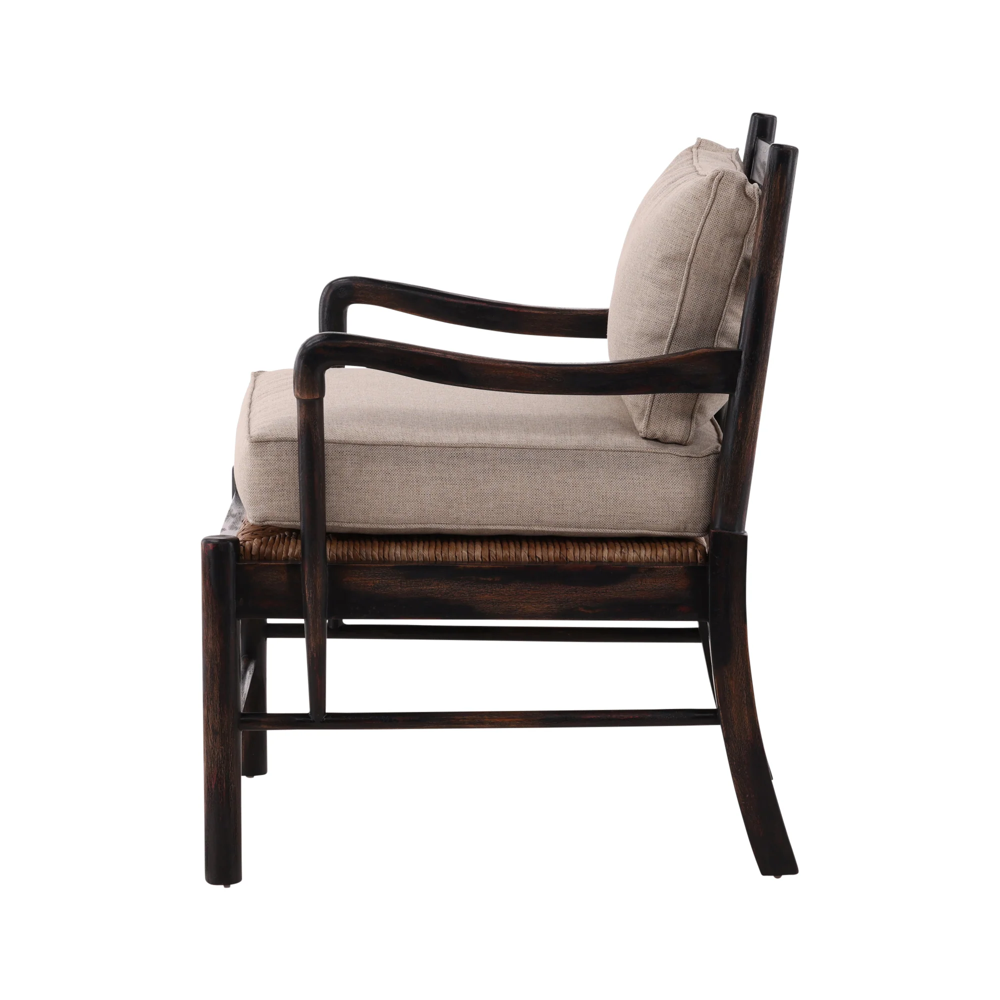 Corvane Cane Wood Lounge Chair - Image 3