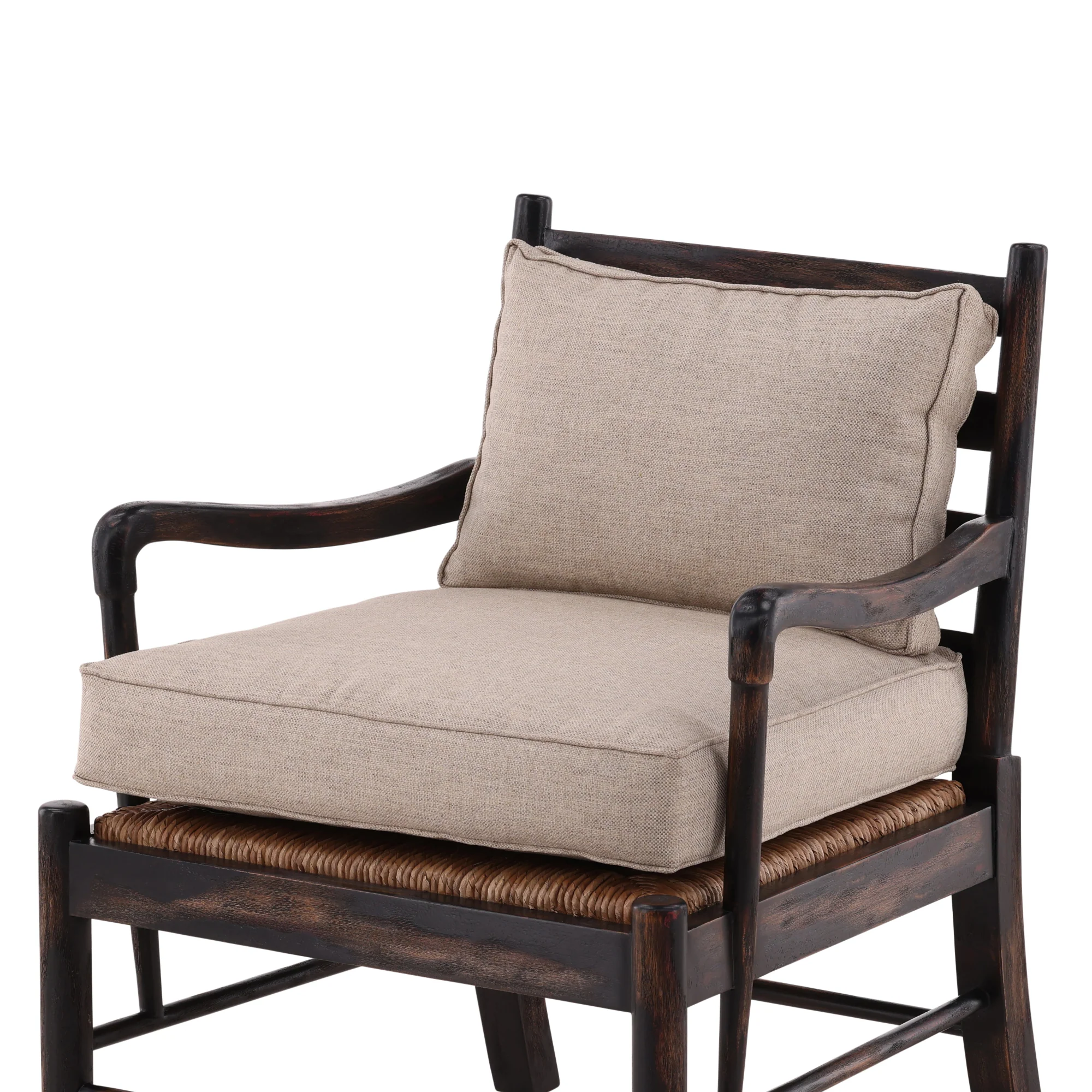 Corvane Cane Wood Lounge Chair - Image 6