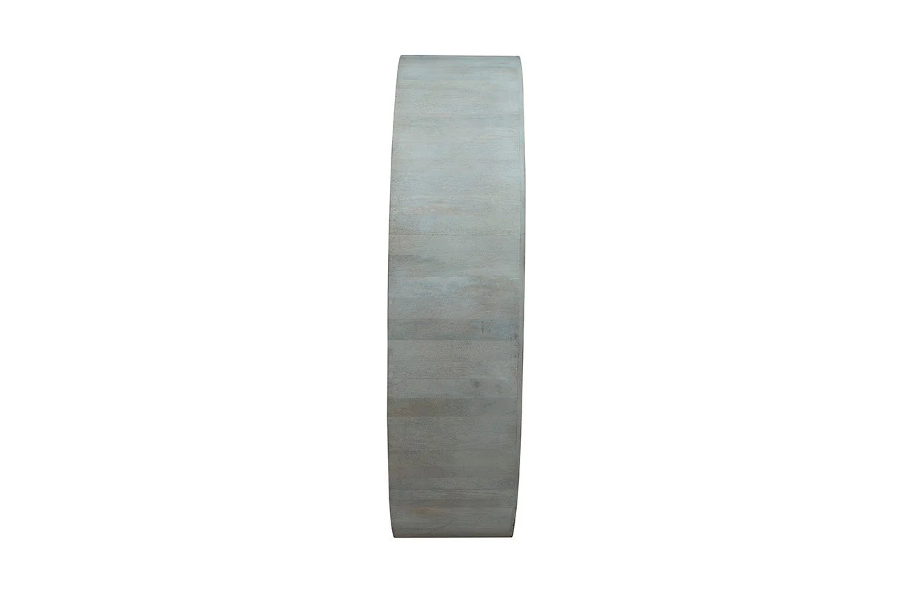 Corvina Wood Round Mirror - Image 4