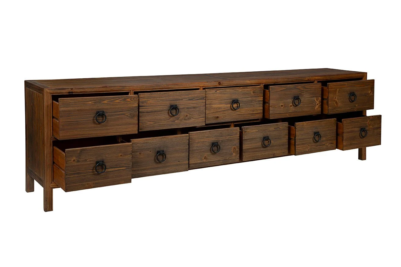 Cremona Reclaimed Wood Sideboard - Image 2