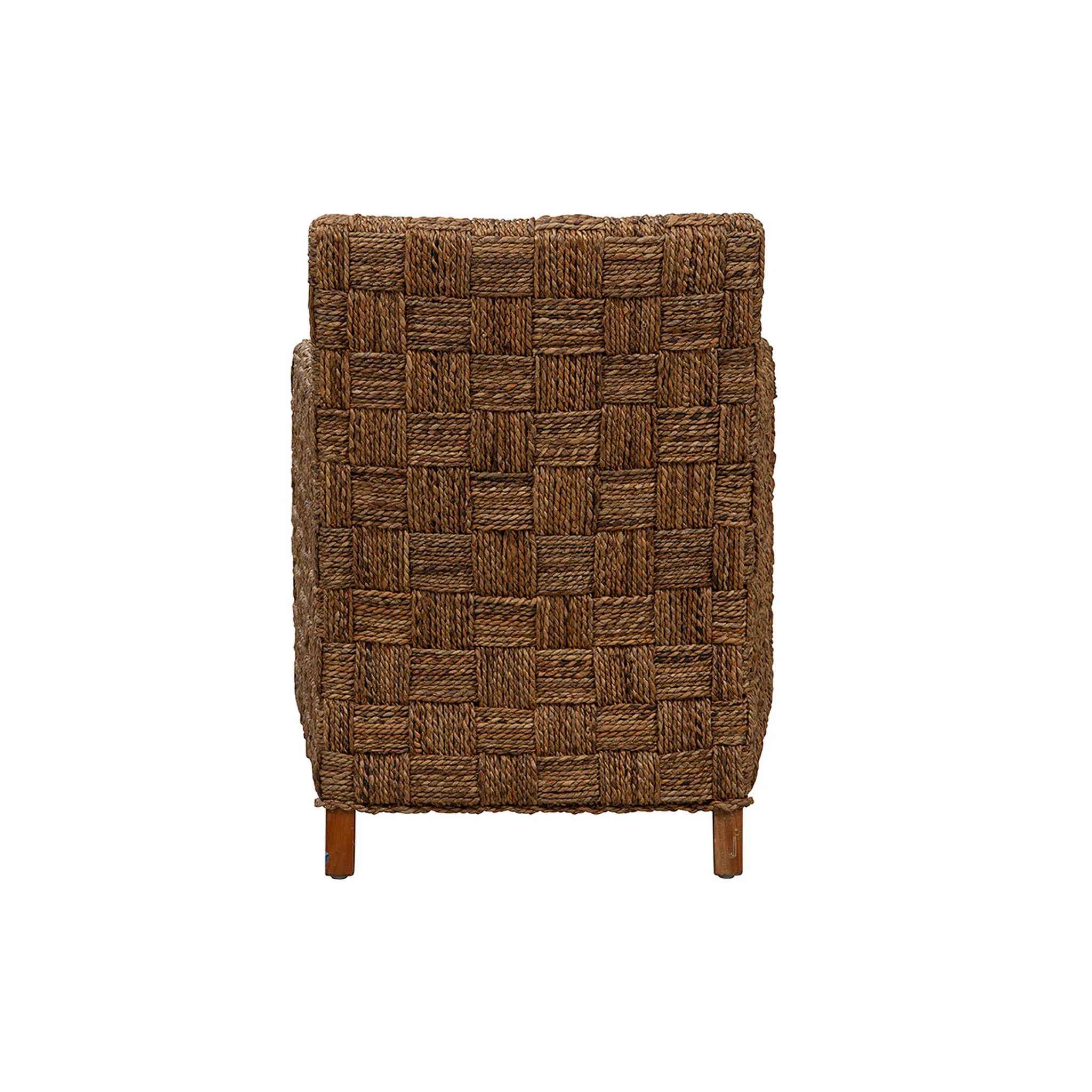 Crotone Woven Seagrass Arm Chair - Image 4