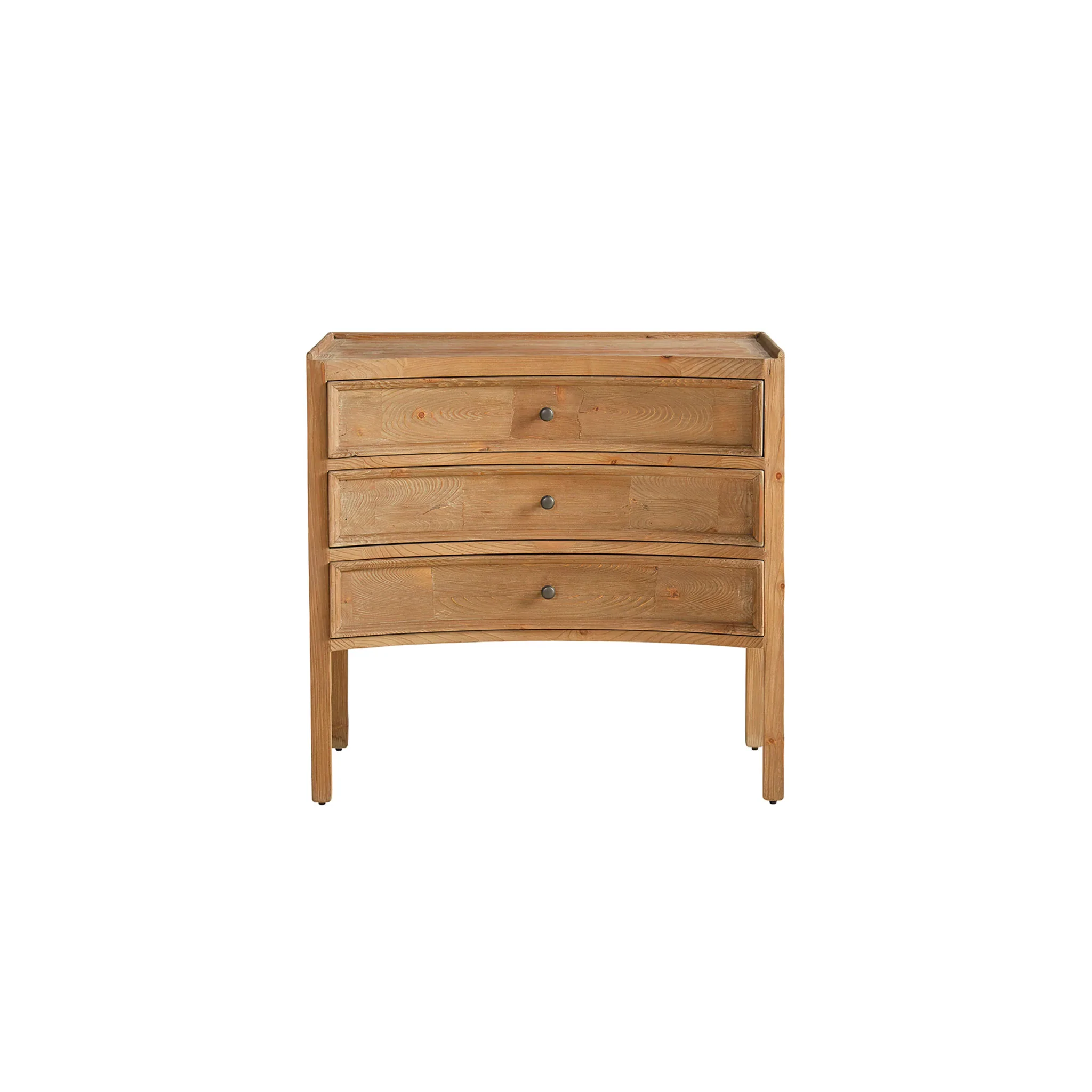 Curved Drawer Pine Chest - Image 2