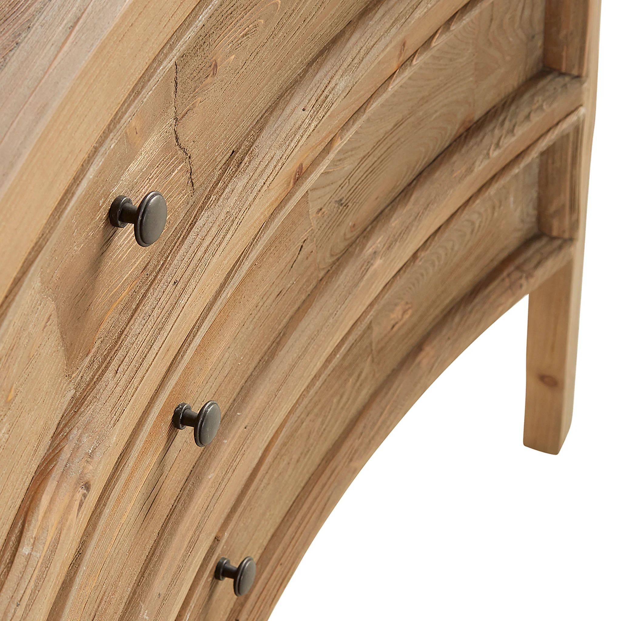 Curved Drawer Pine Chest - Image 4