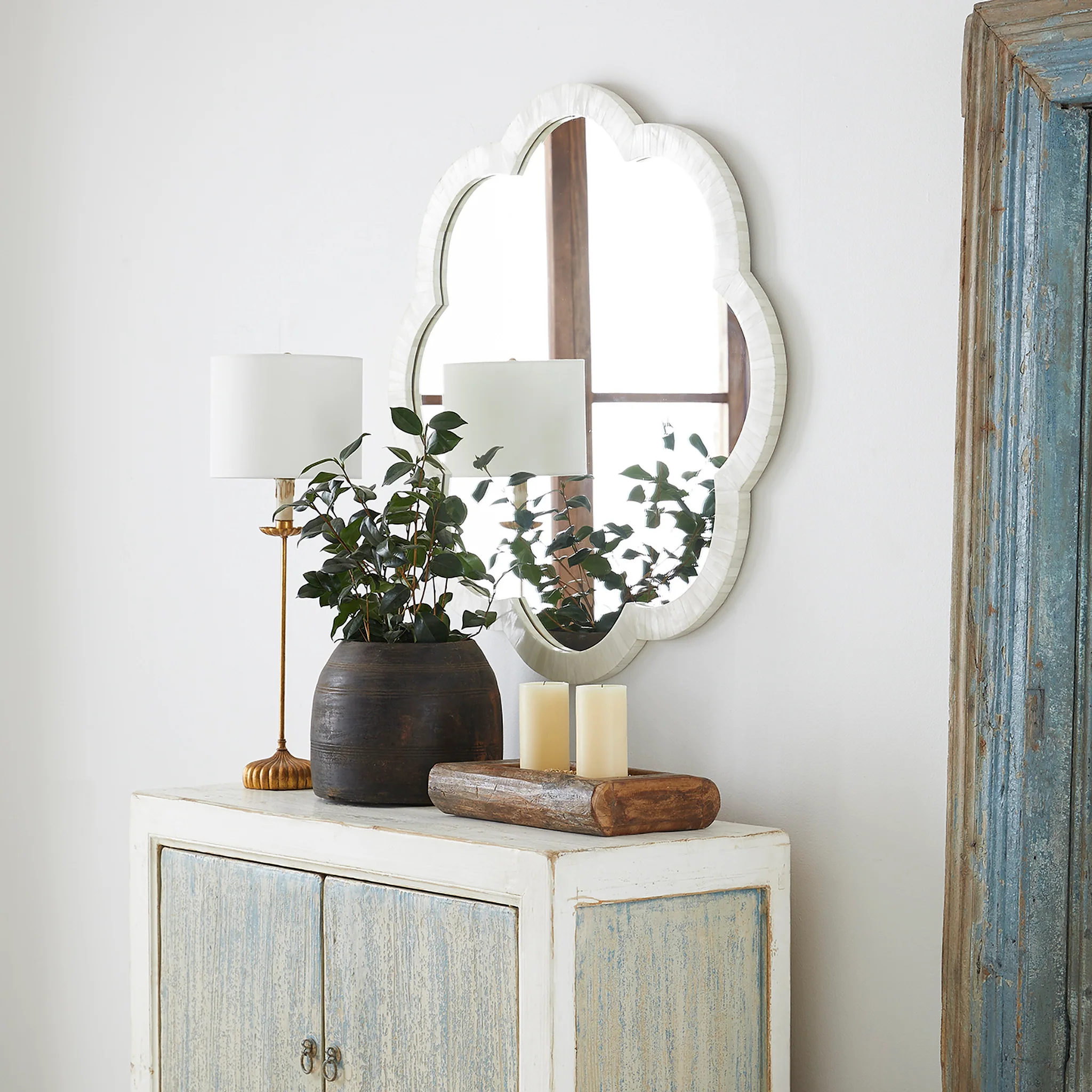 Dahlia Inlay Mirror