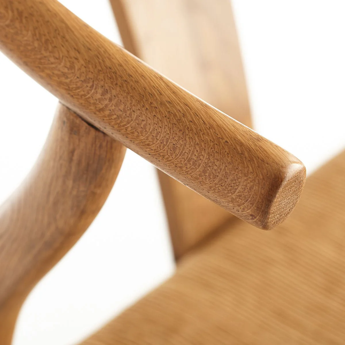 Danish Oak Bar Stool - Natural - Image 4