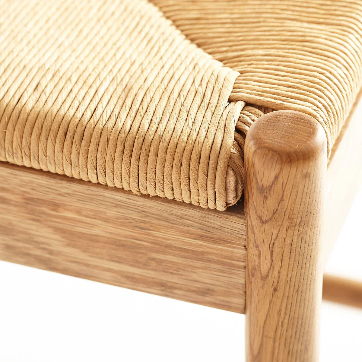 Danish Oak Bar Stool - Natural - Image 5