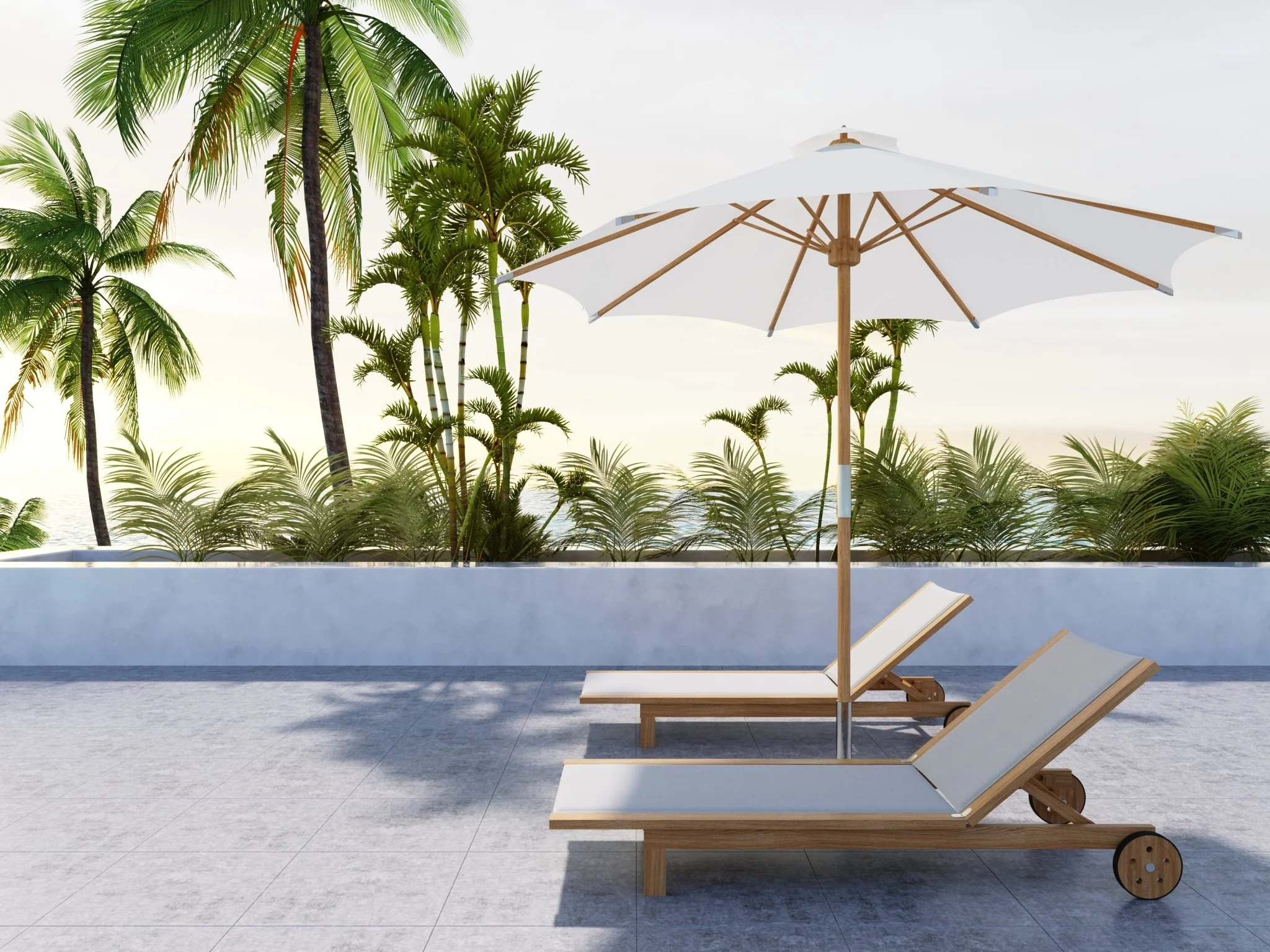 Delmara Teak Chaise - Image 20