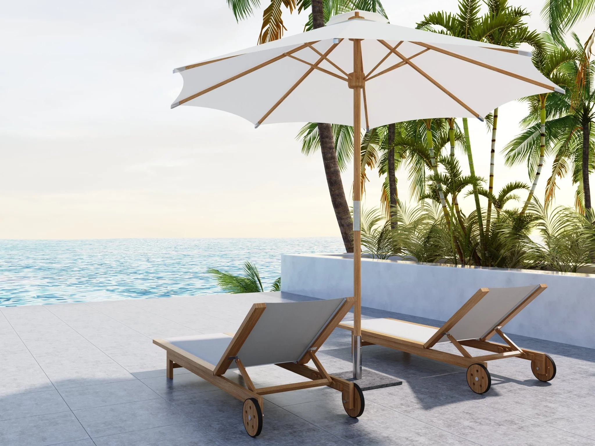 Delmara Teak Chaise - Image 21