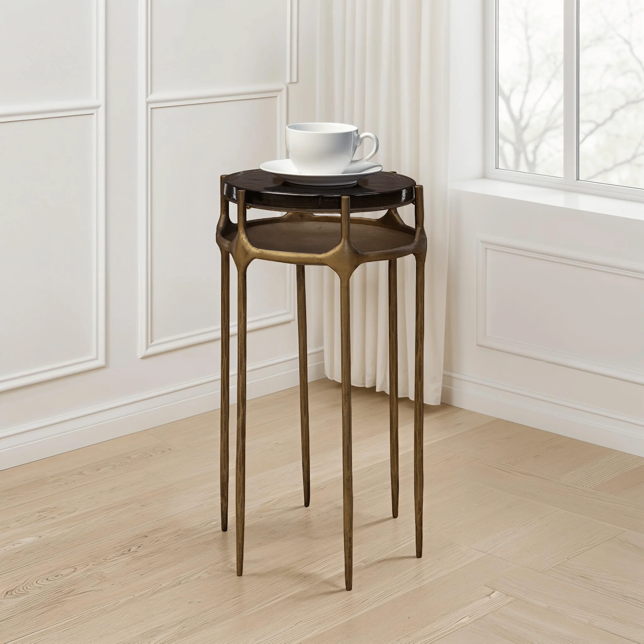 Delphi Marble Top Side Table - Image 2