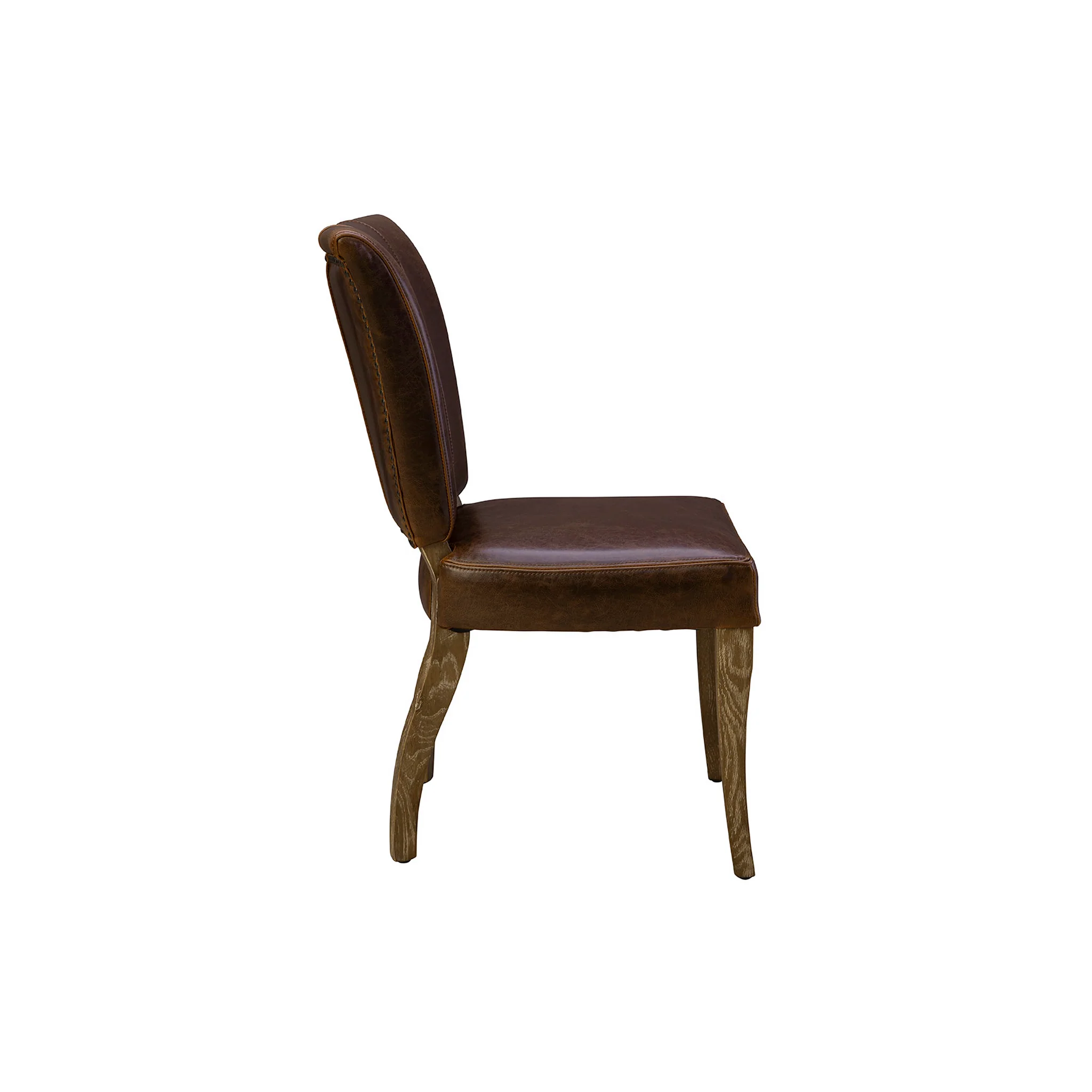 Diego Leather Dining Chair - Image 3