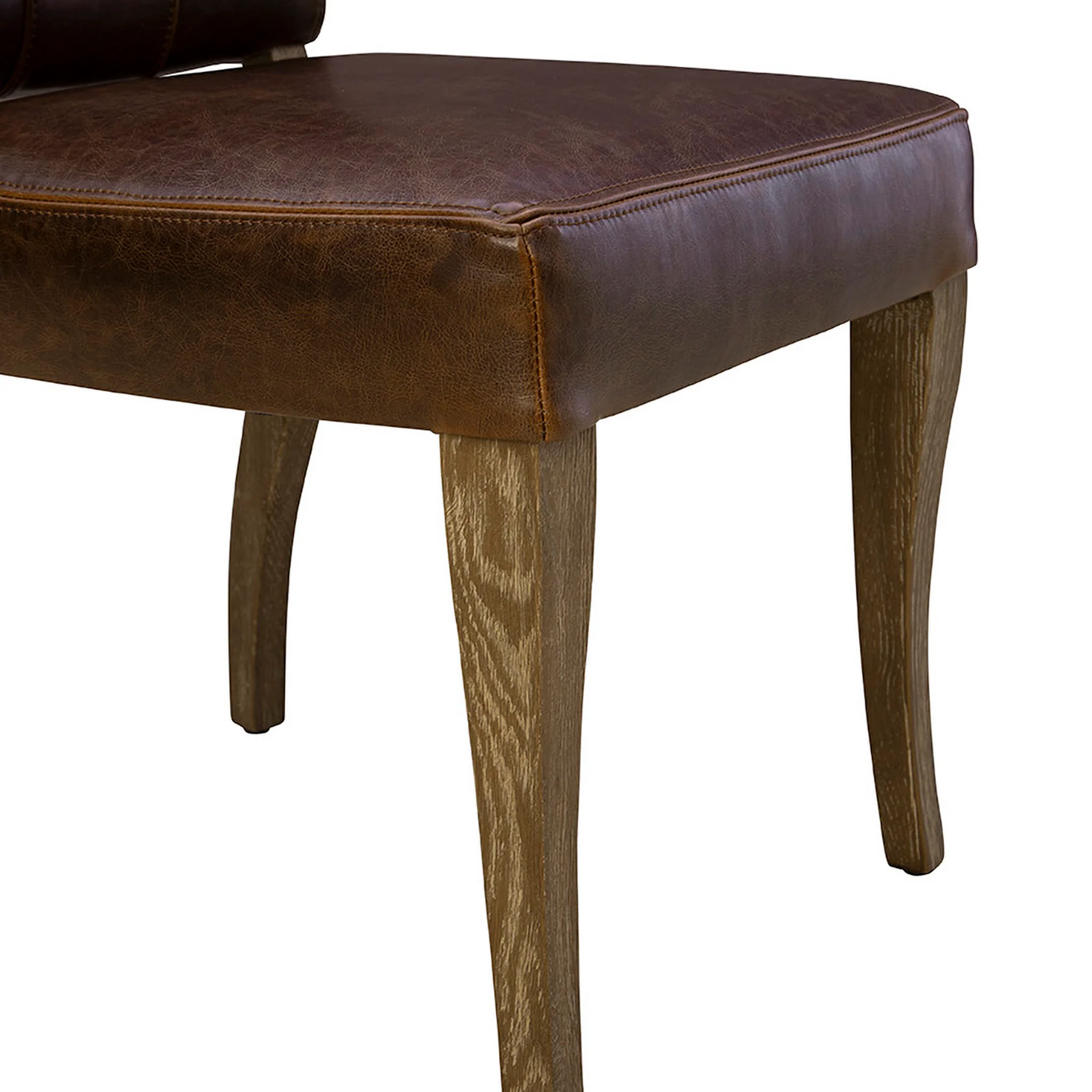 Diego Leather Dining Chair - Image 7