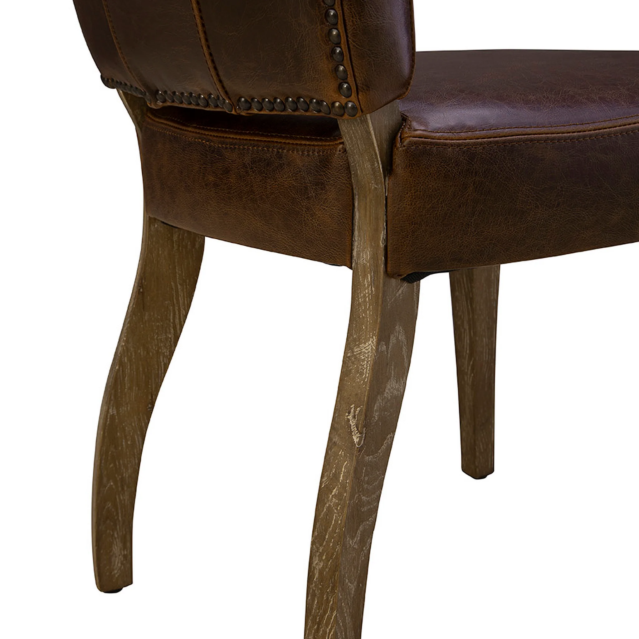 Diego Leather Dining Chair - Image 9