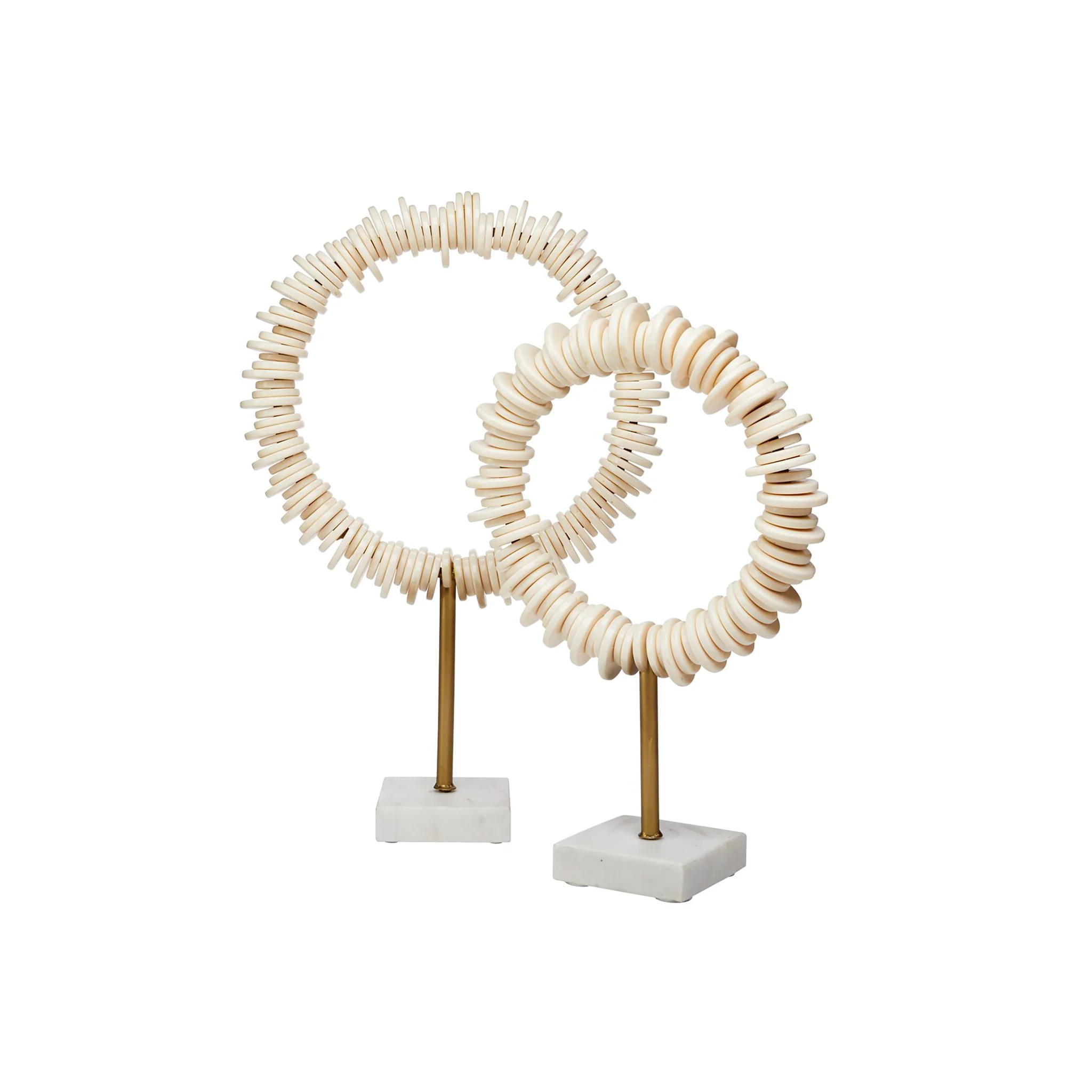 Disc Scupltures, Set of 2