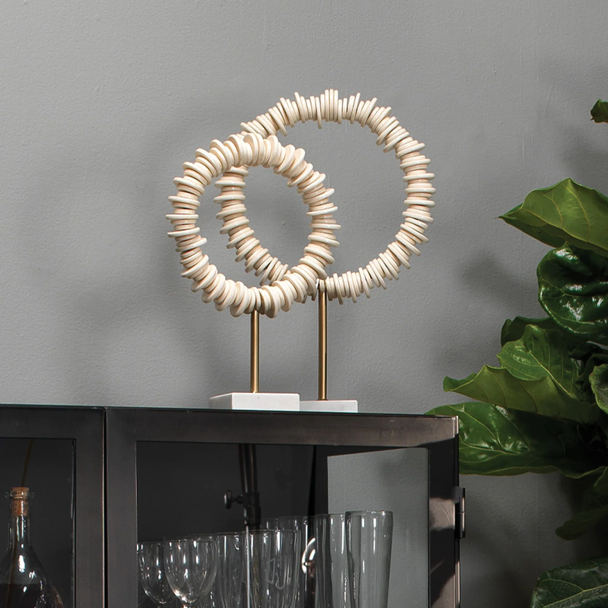 Disc Scupltures, Set of 2 - Image 4