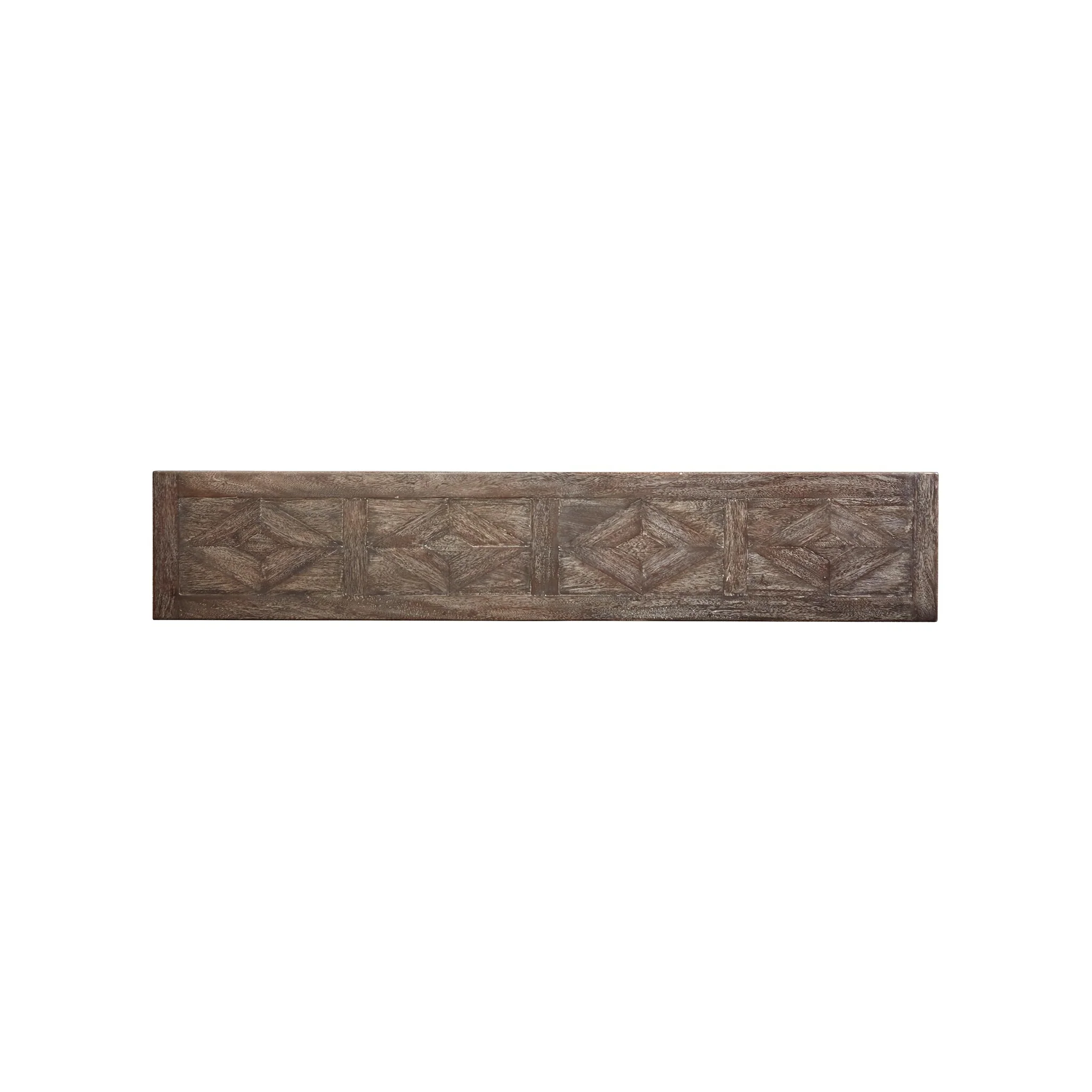 Distressed Mahogany Narrow Console - Image 3