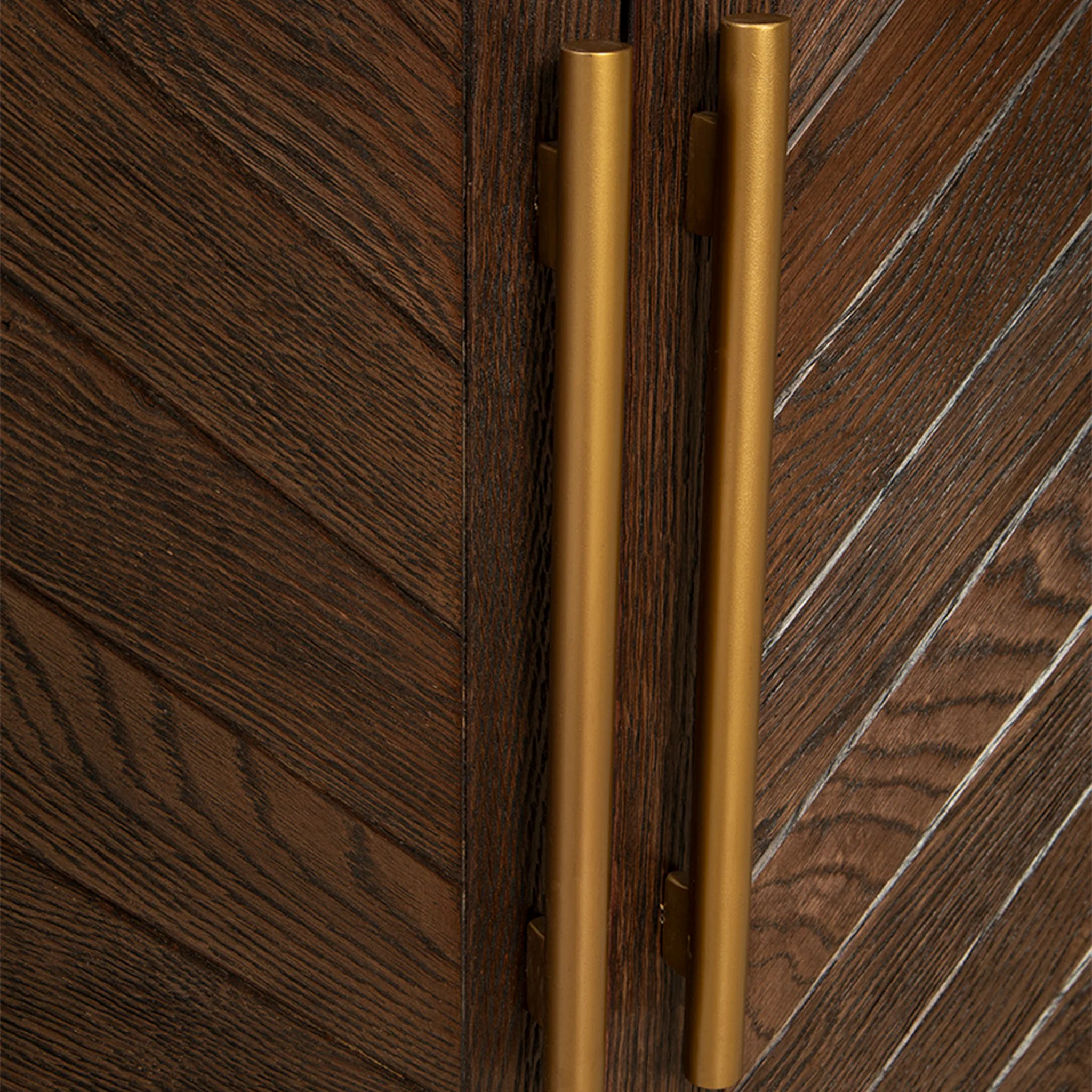 Dublin Herringbone Wood Sideboard - Image 4
