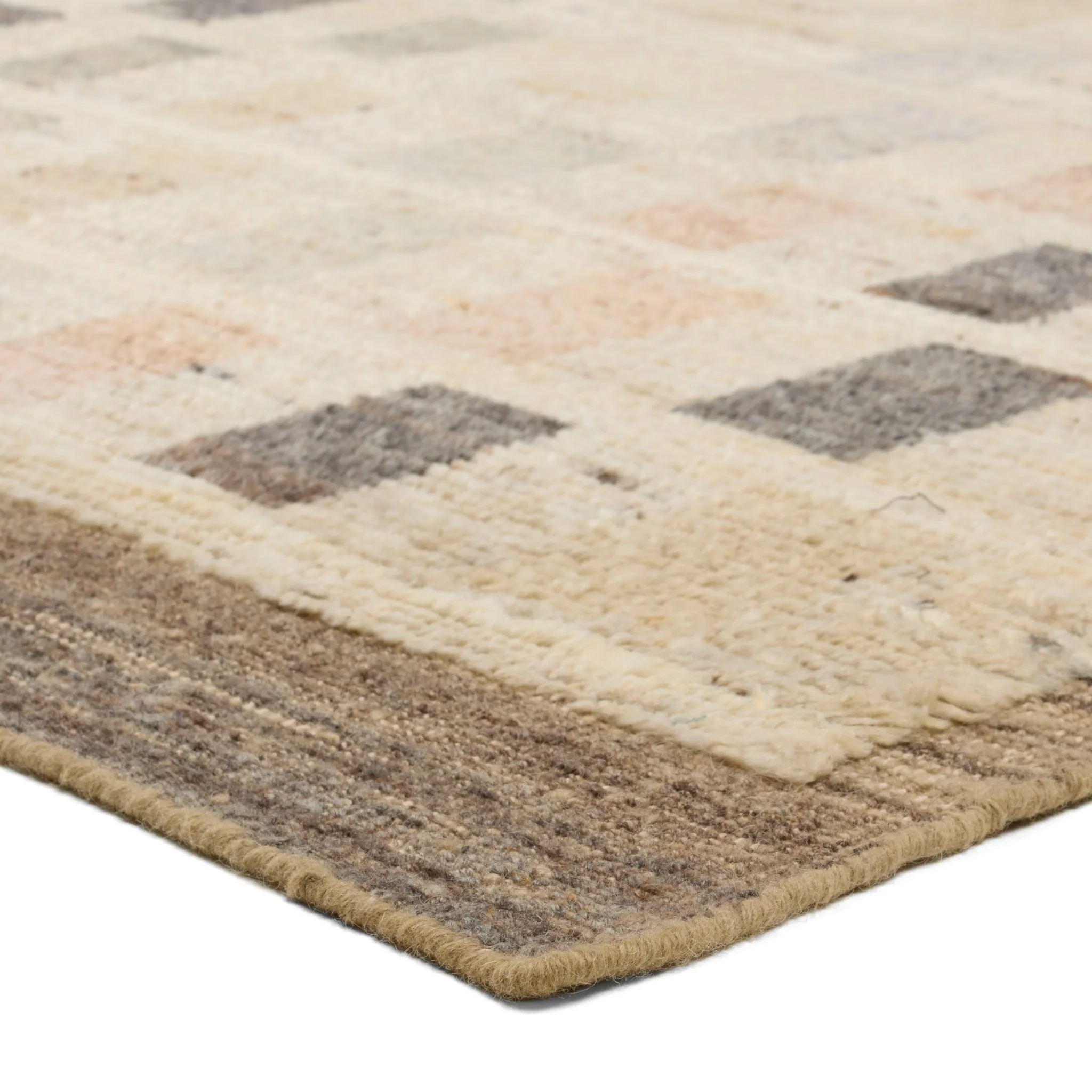 Durness Wool Checkered Rug - Image 26