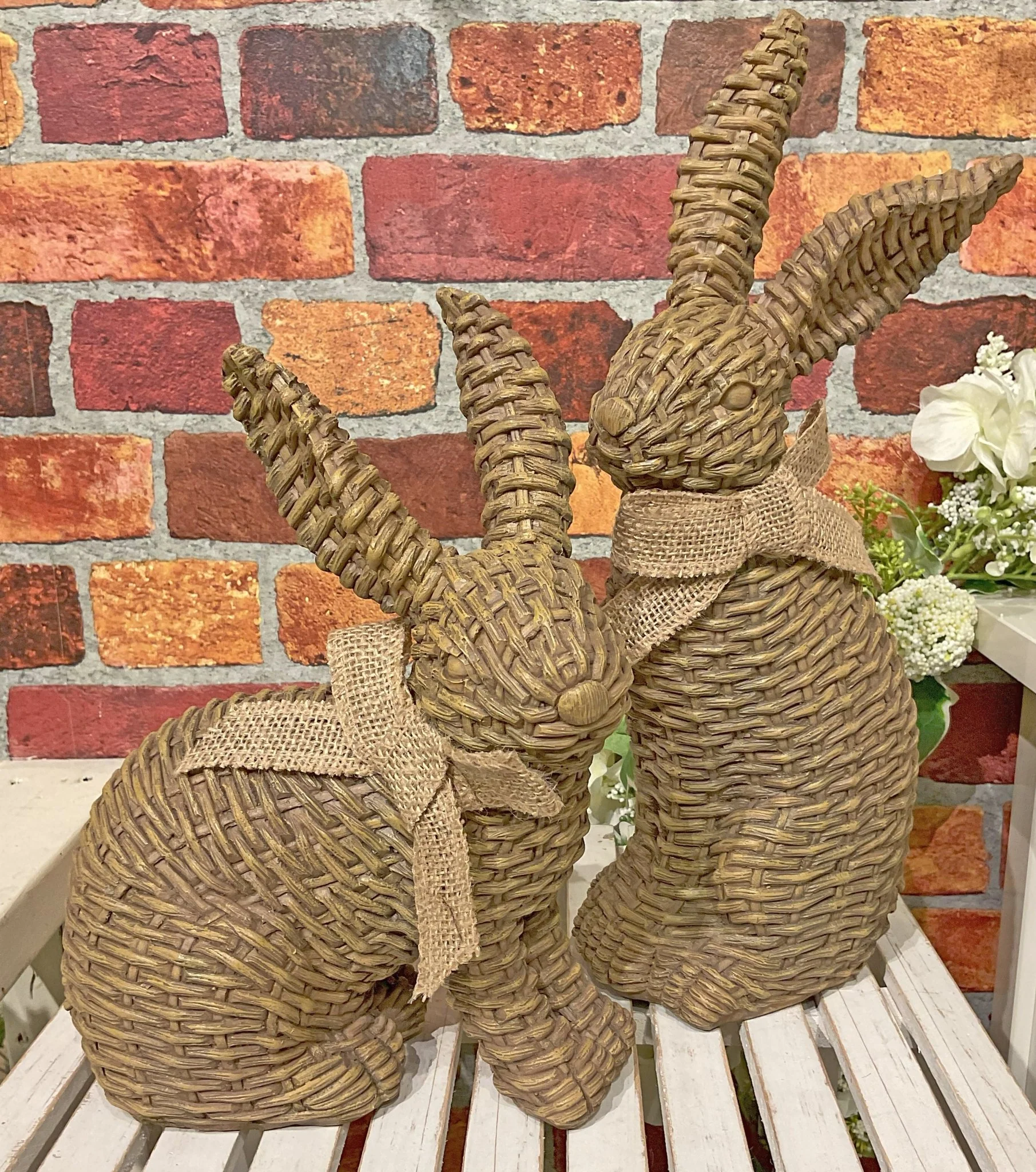 Eldrin Wicker Bunny Set - Image 3