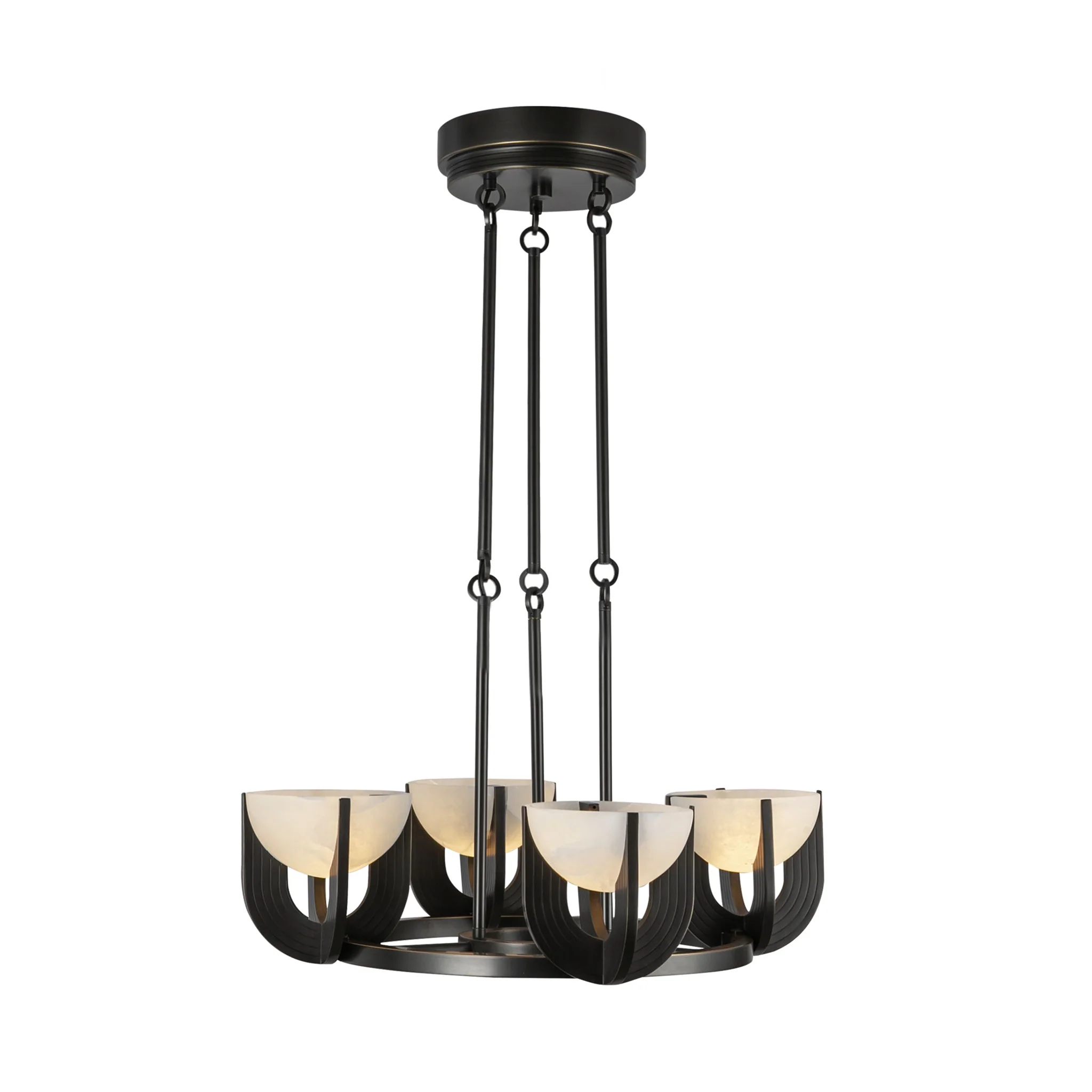 Elowend Alabaster Arc Chandelier