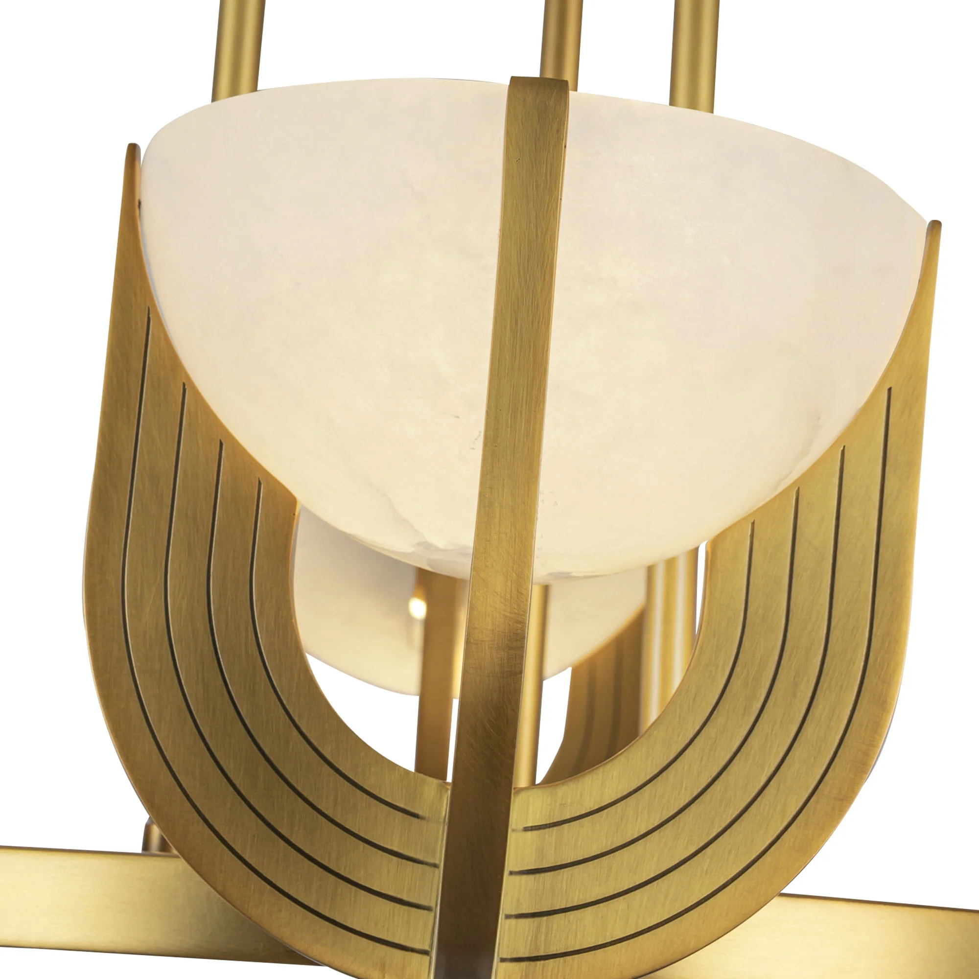 Elowend Alabaster Arc Chandelier - Image 5