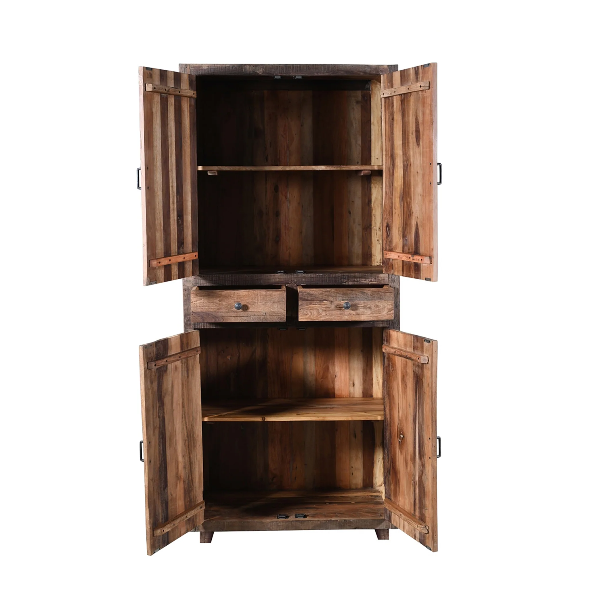 Emporeio Reclaimed Wood Armoire - Image 4