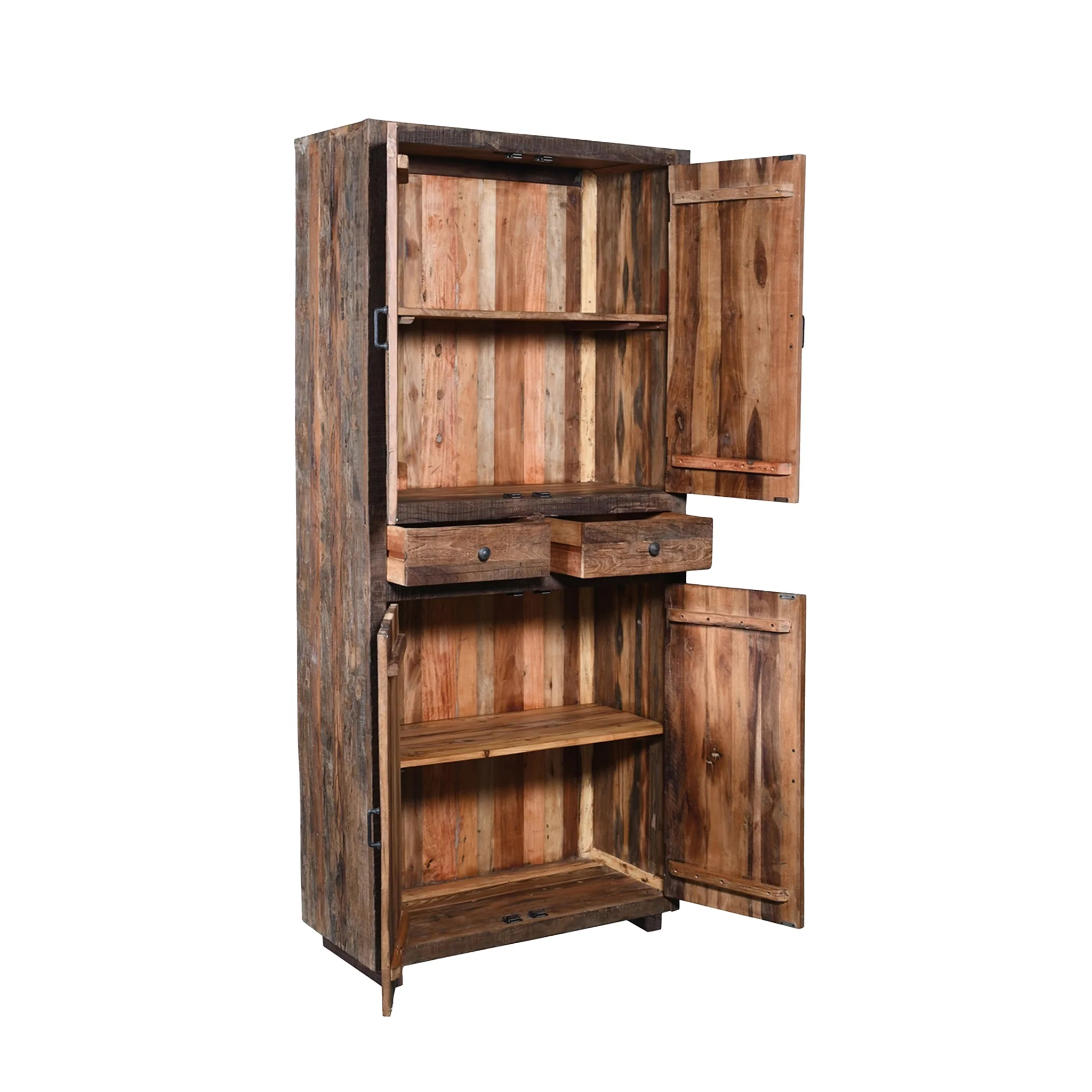 Emporeio Reclaimed Wood Armoire - Image 5