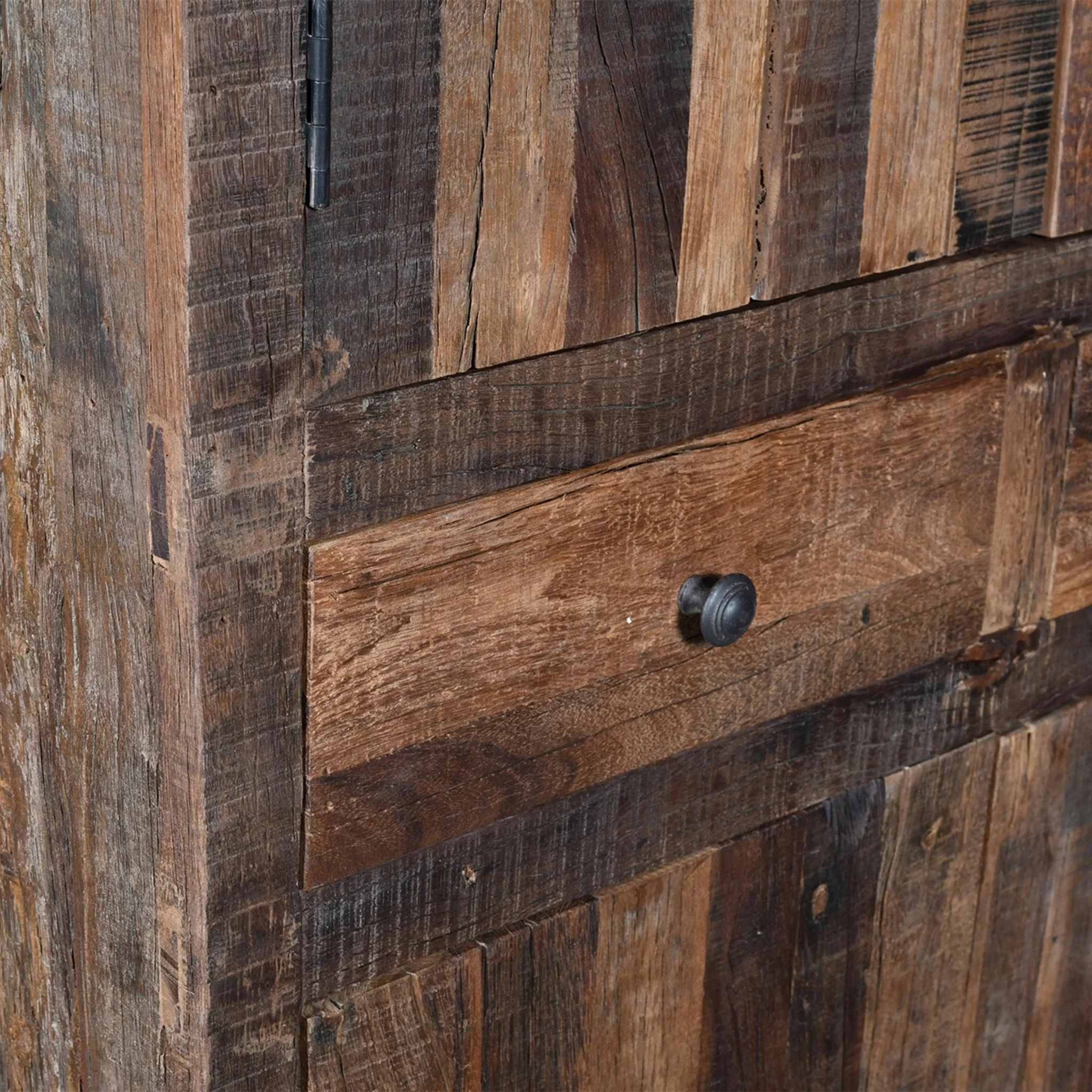 Emporeio Reclaimed Wood Armoire - Image 9