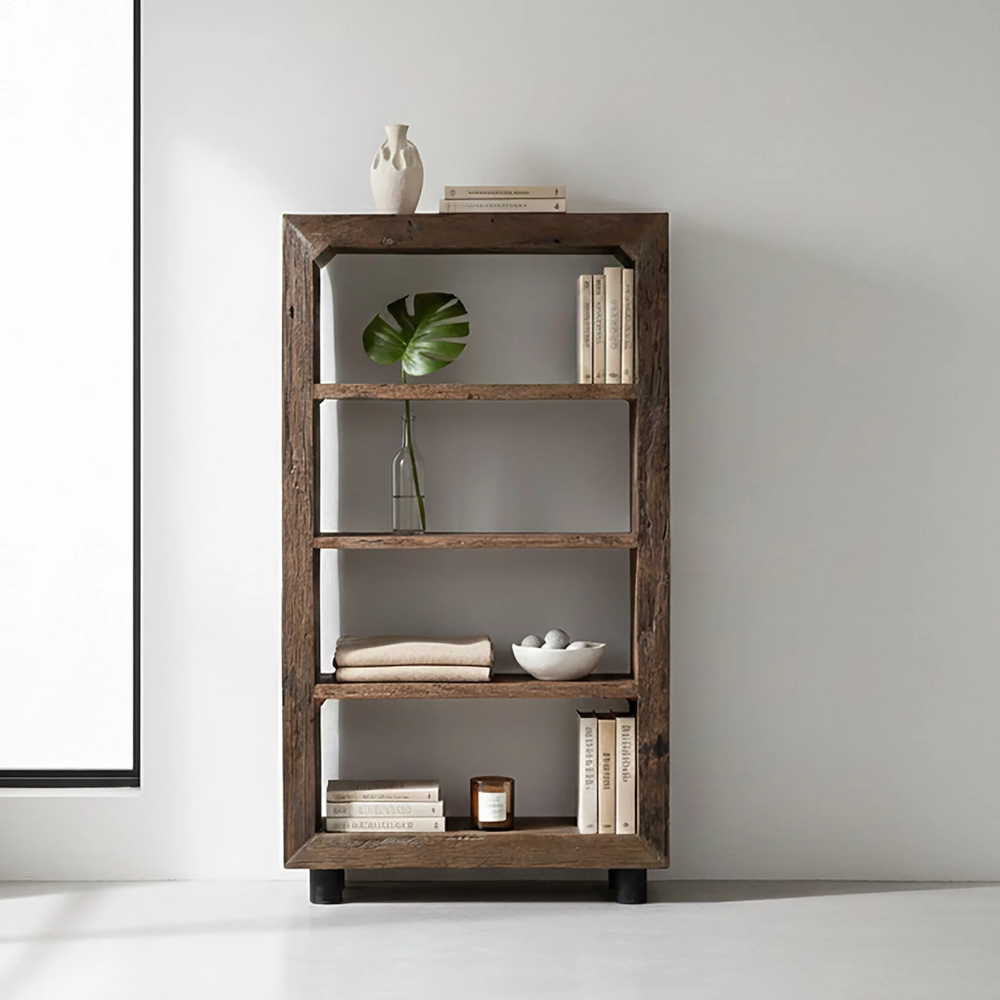 Eryne Reclaimed Wood Bookcase - Image 3