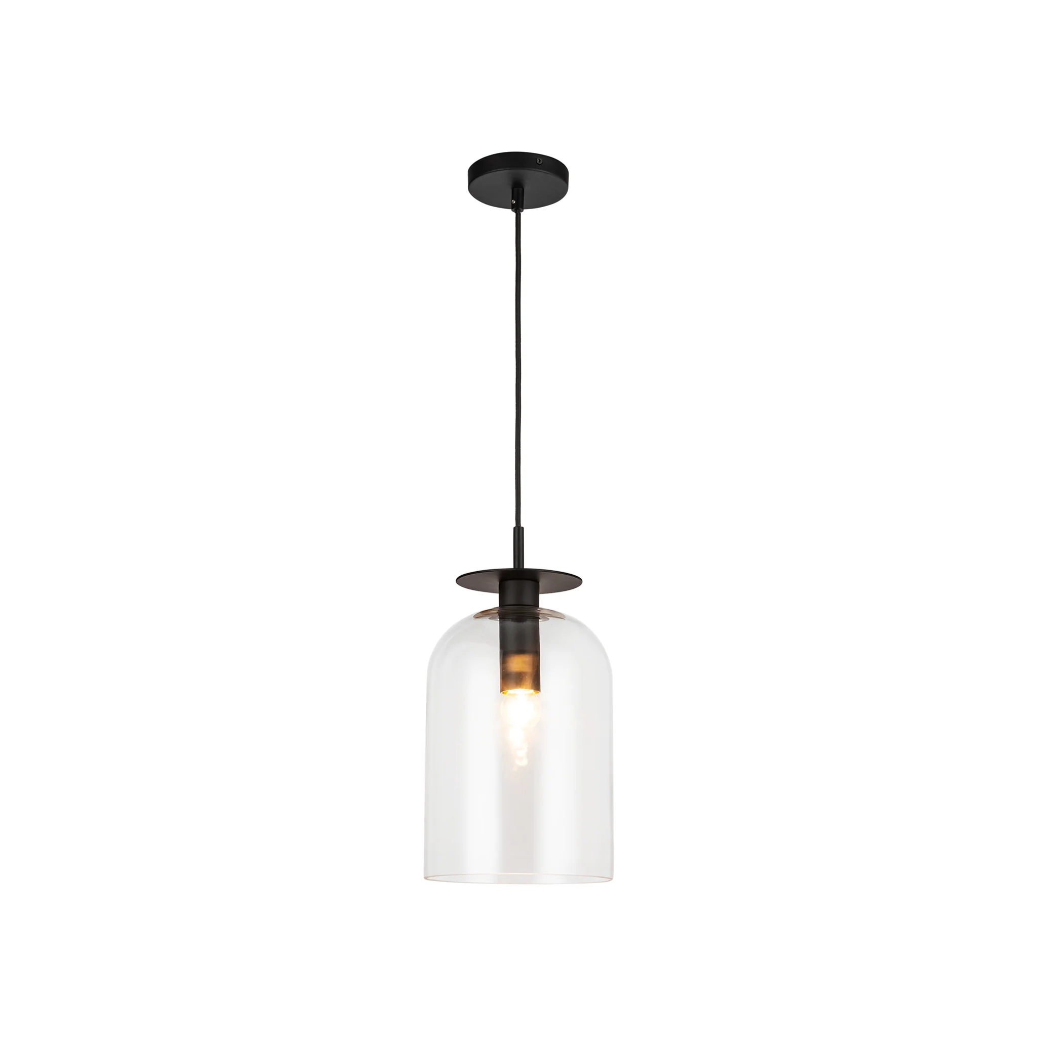 Fastina Clear Glass Pendant Lamp