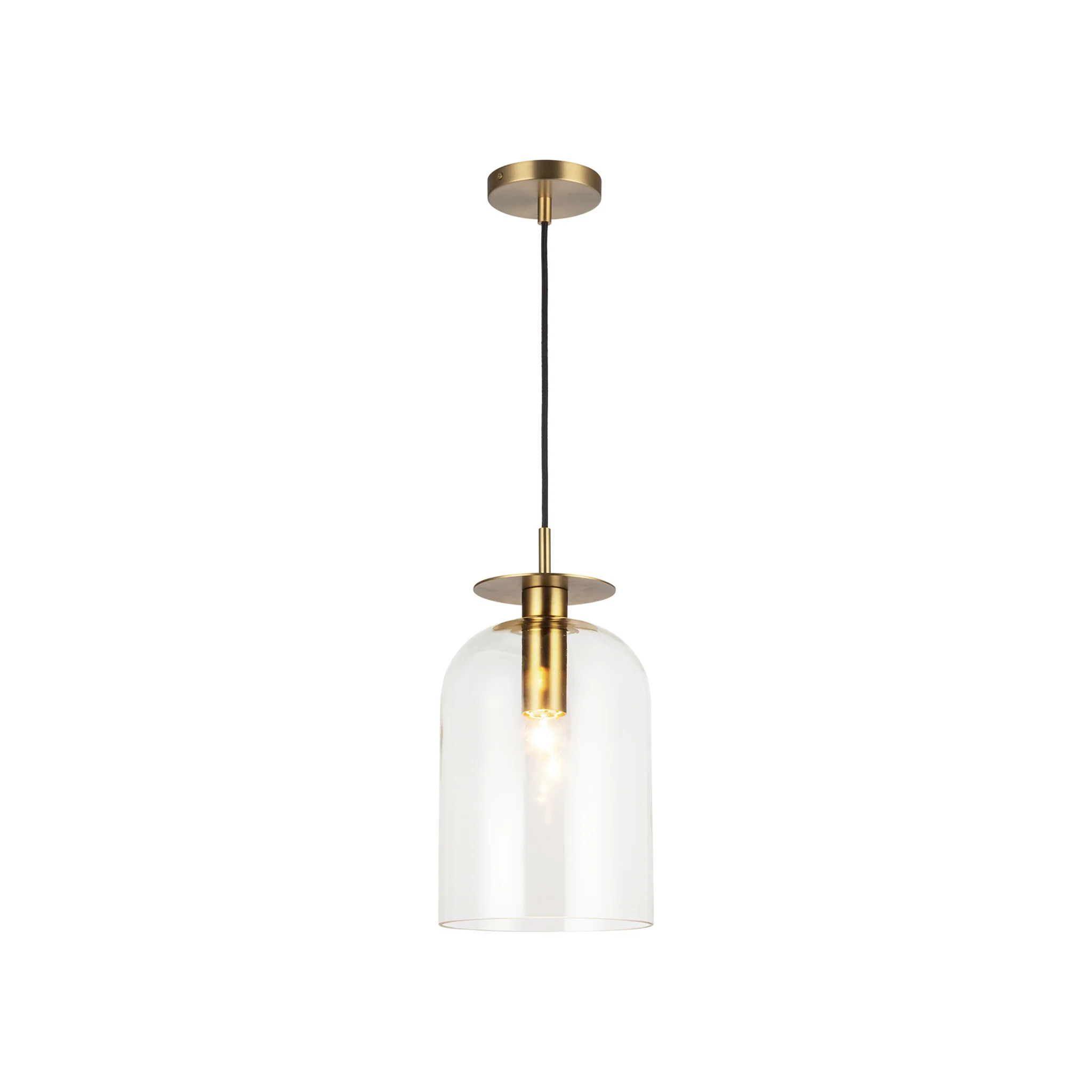 Fastina Clear Glass Pendant Lamp - Image 7