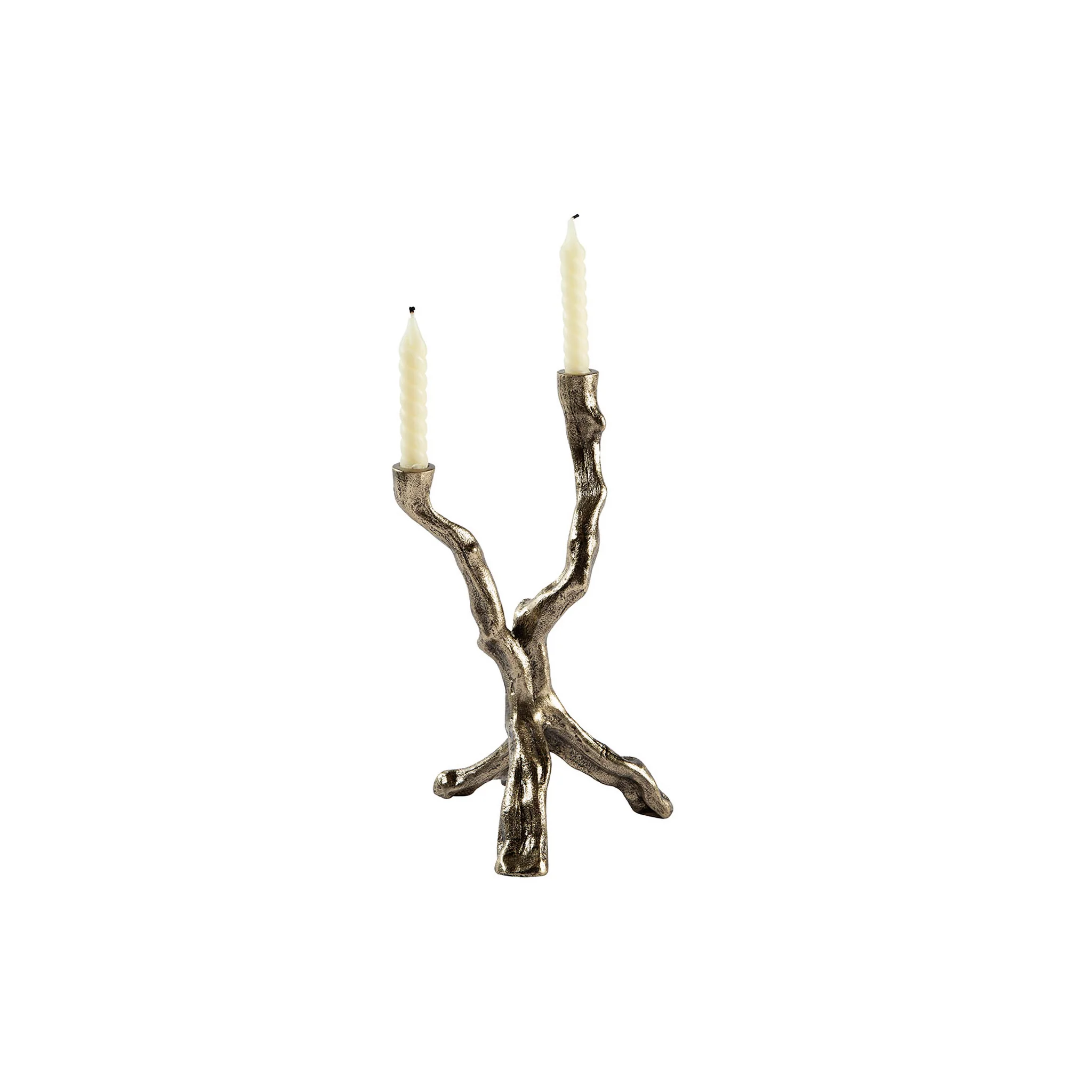 Ferentino Branch Brass Candelabra, Set of 3 - Image 6