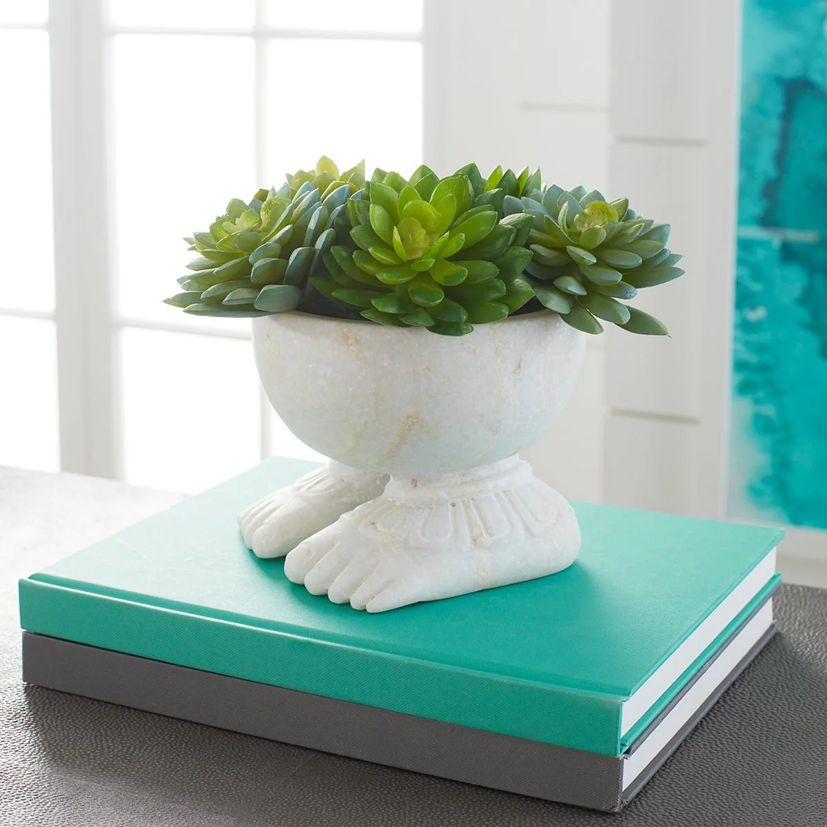Footed Marble Bowl - Image 3