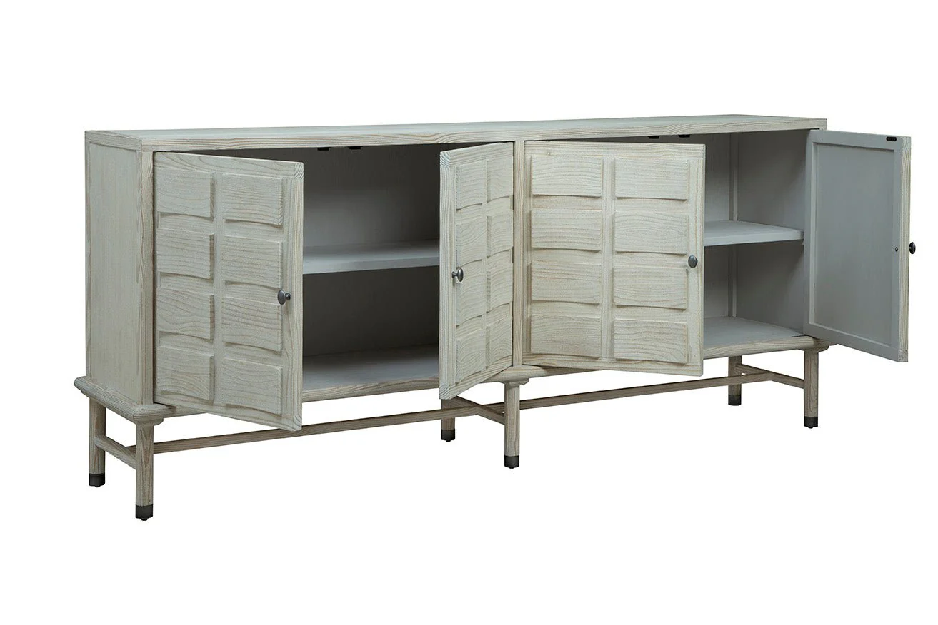 Forli Carved Wood Sideboard - Image 3