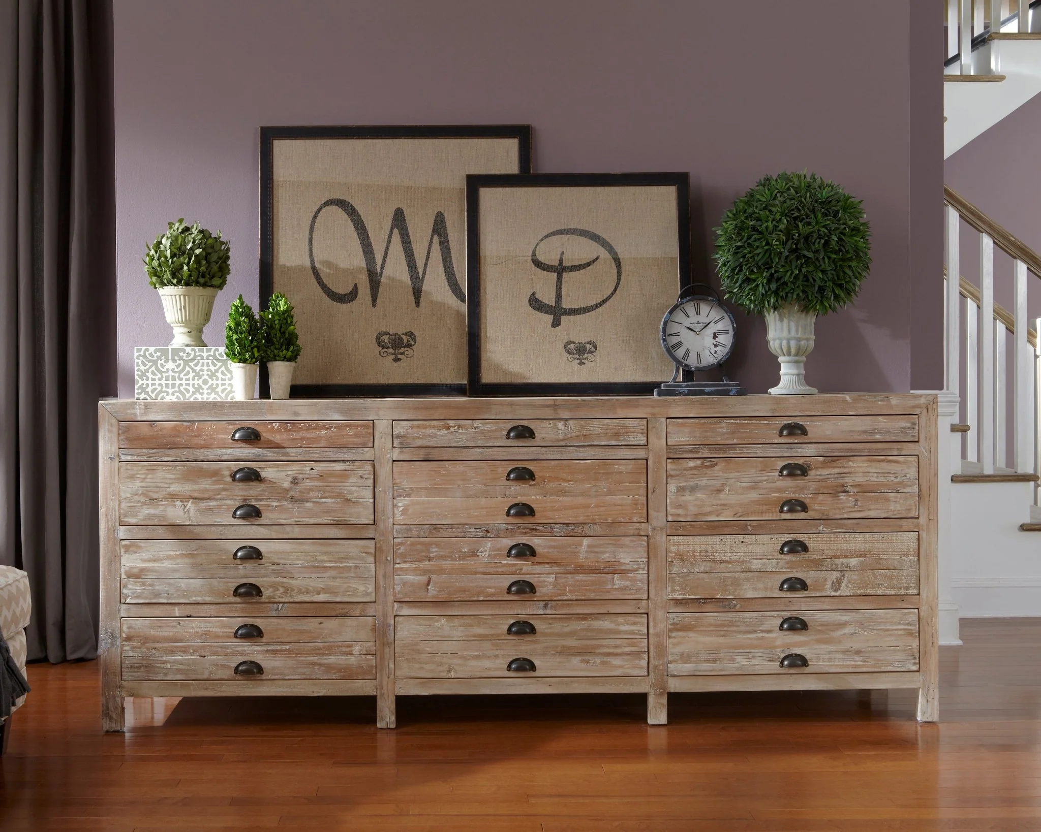 Foundry Weathered Pine Sideboard - Image 2