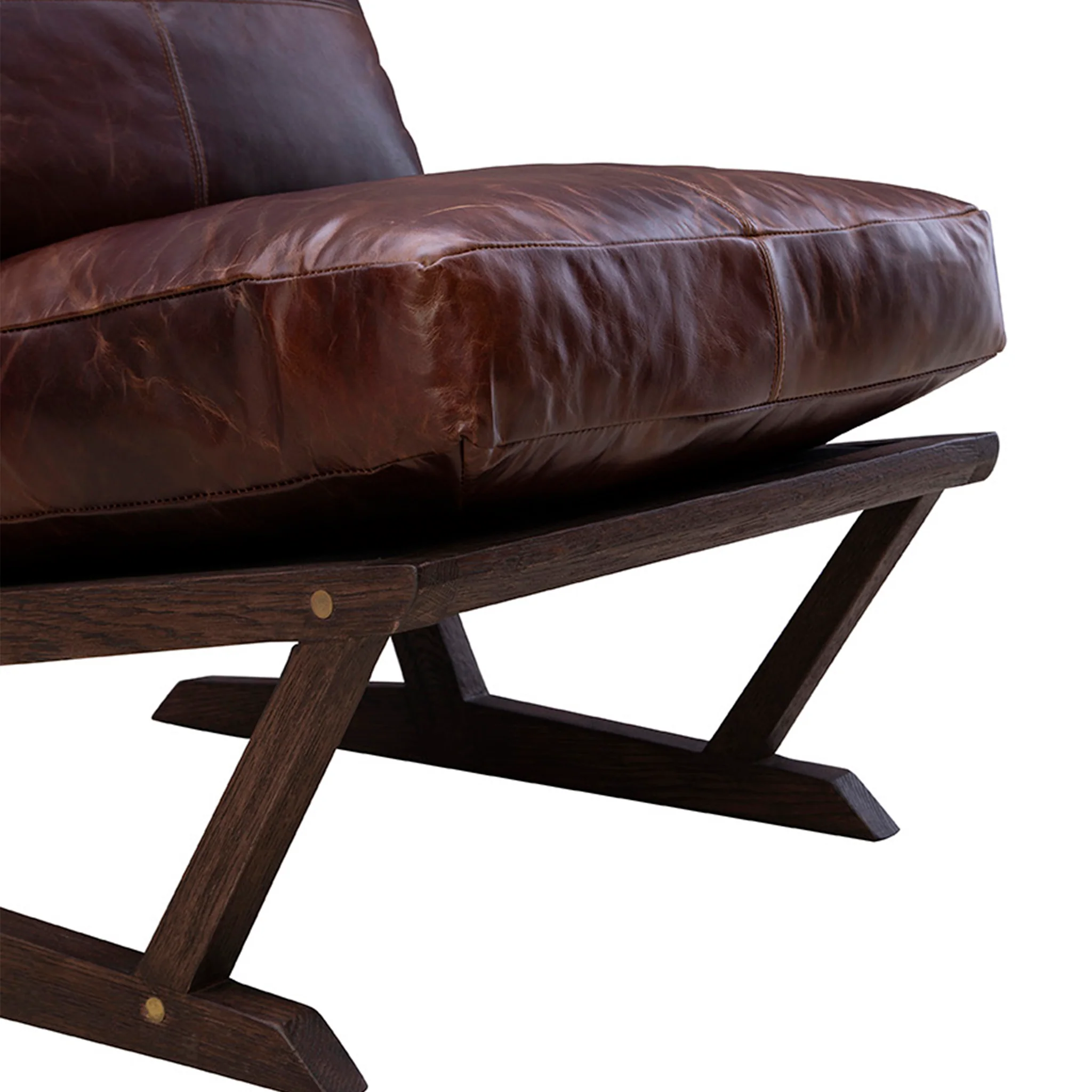 Freya Leather Lounge Chair - Image 11