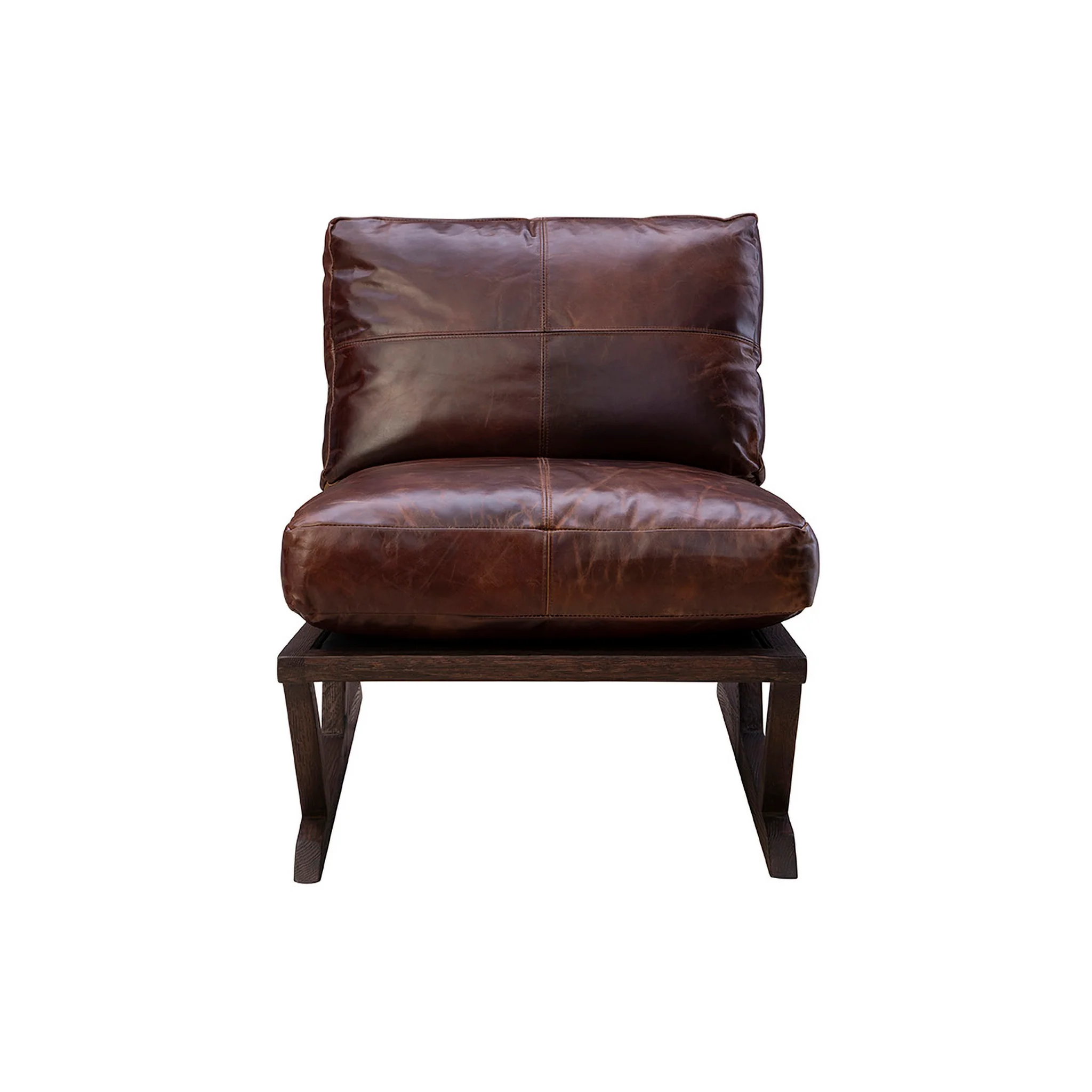 Freya Leather Lounge Chair - Image 3