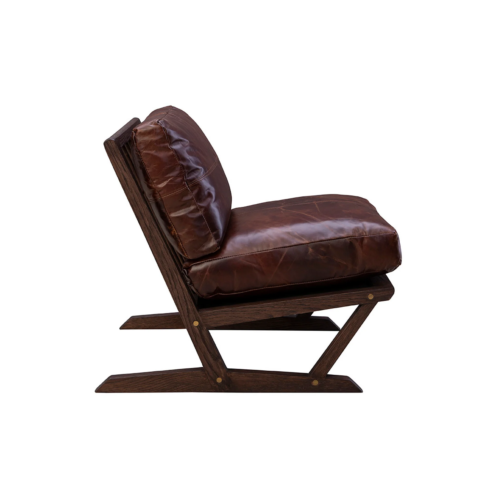Freya Leather Lounge Chair - Image 4