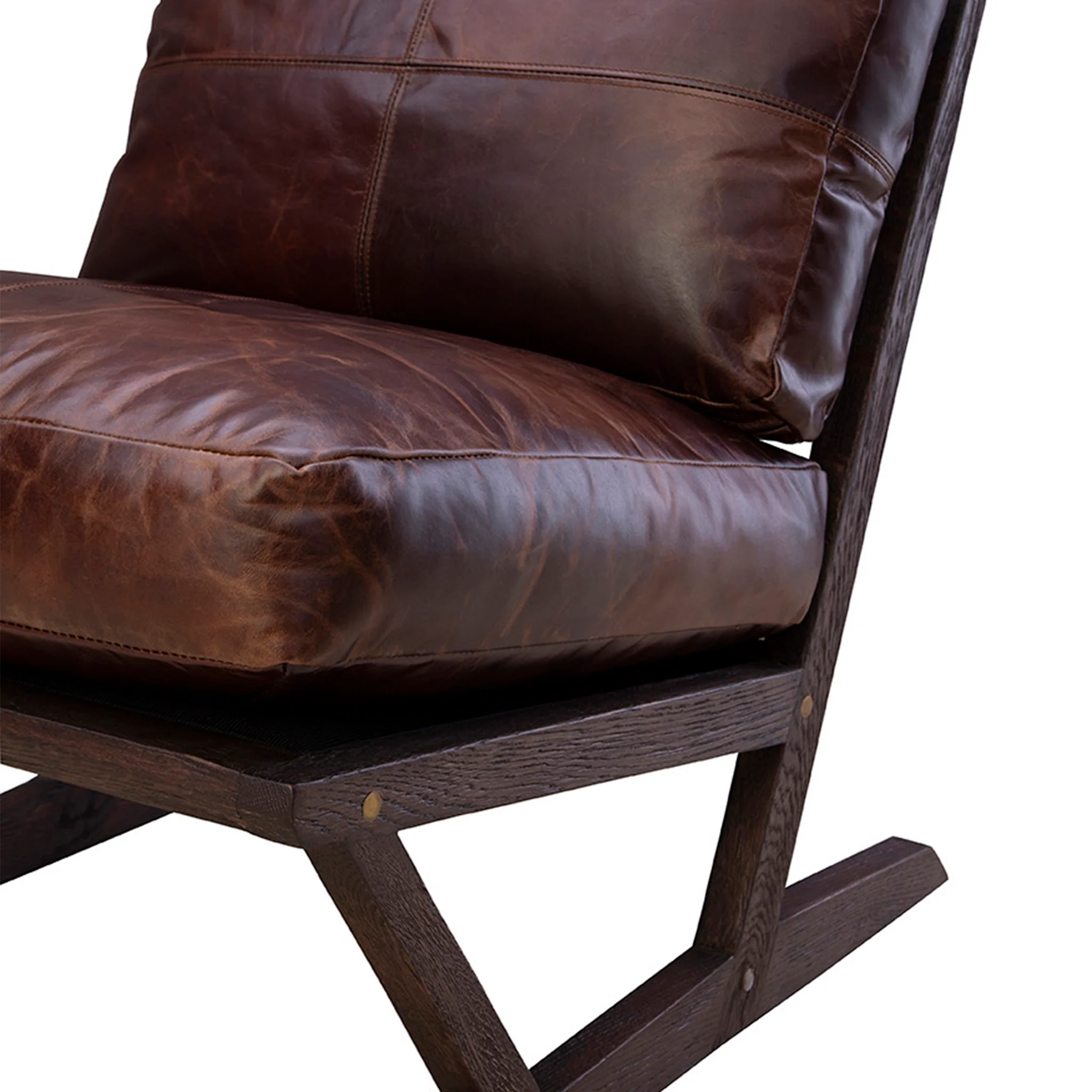 Freya Leather Lounge Chair - Image 9