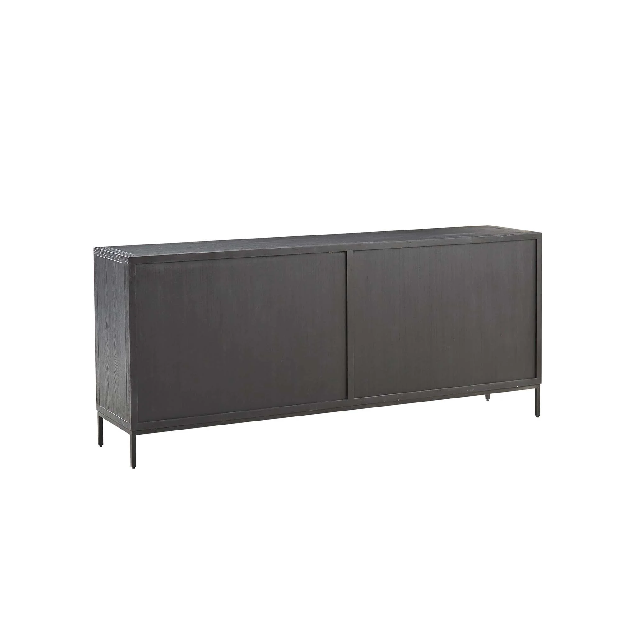 Geo Inlay Oak and Iron Buffet - Image 4
